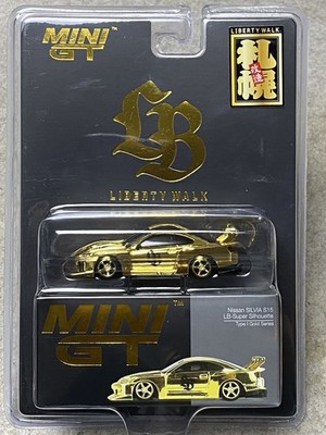 新品MINI GT LIBERTYWALK S15 GOLD SAPPORO2個 MINI GT LIBERTYWALK