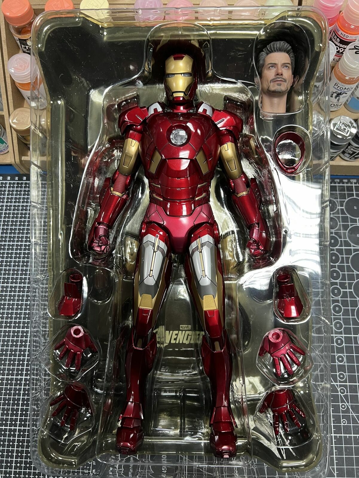 1/6 Hot Toys MMS185 The Avengers Iron Man Mark VII MK7 Action
