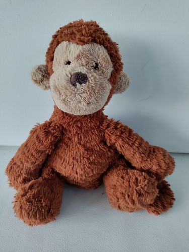 JELLYCAT MEDIUM FUDDLEWUDDLE GINGER BROWN MONKEY SOFT PLUSH TOY