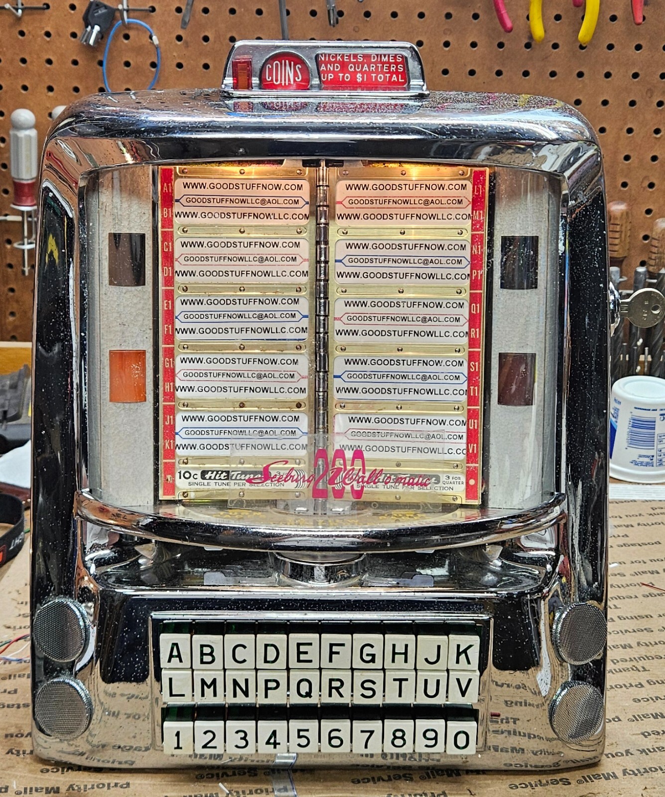 SEEBURG 3WA-200 WALLBOX JUKEBOX With speakers - STOCK #6300 | eBay