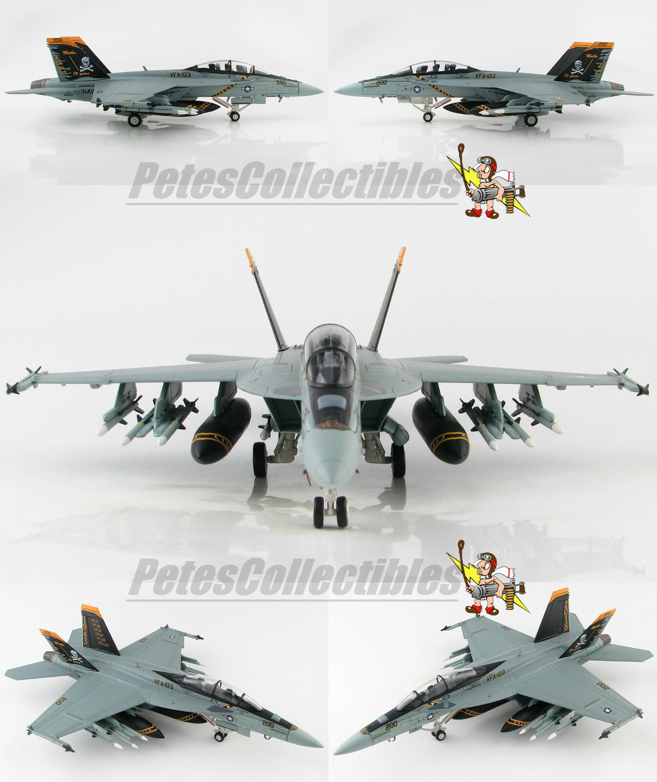 Hobby Master HA5113 VFA-103 Jolly Rogers F/A-18F Super Hornet BOX