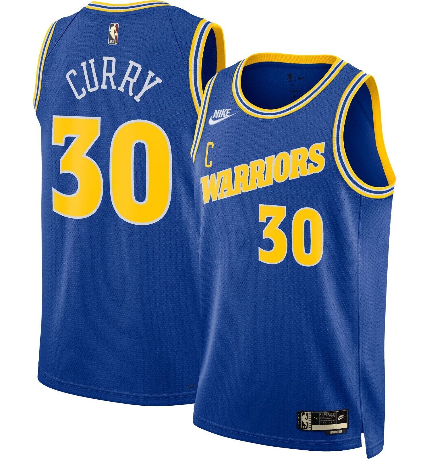 Steph Curry Golden State Warriors Nike Classic Edition Swingman