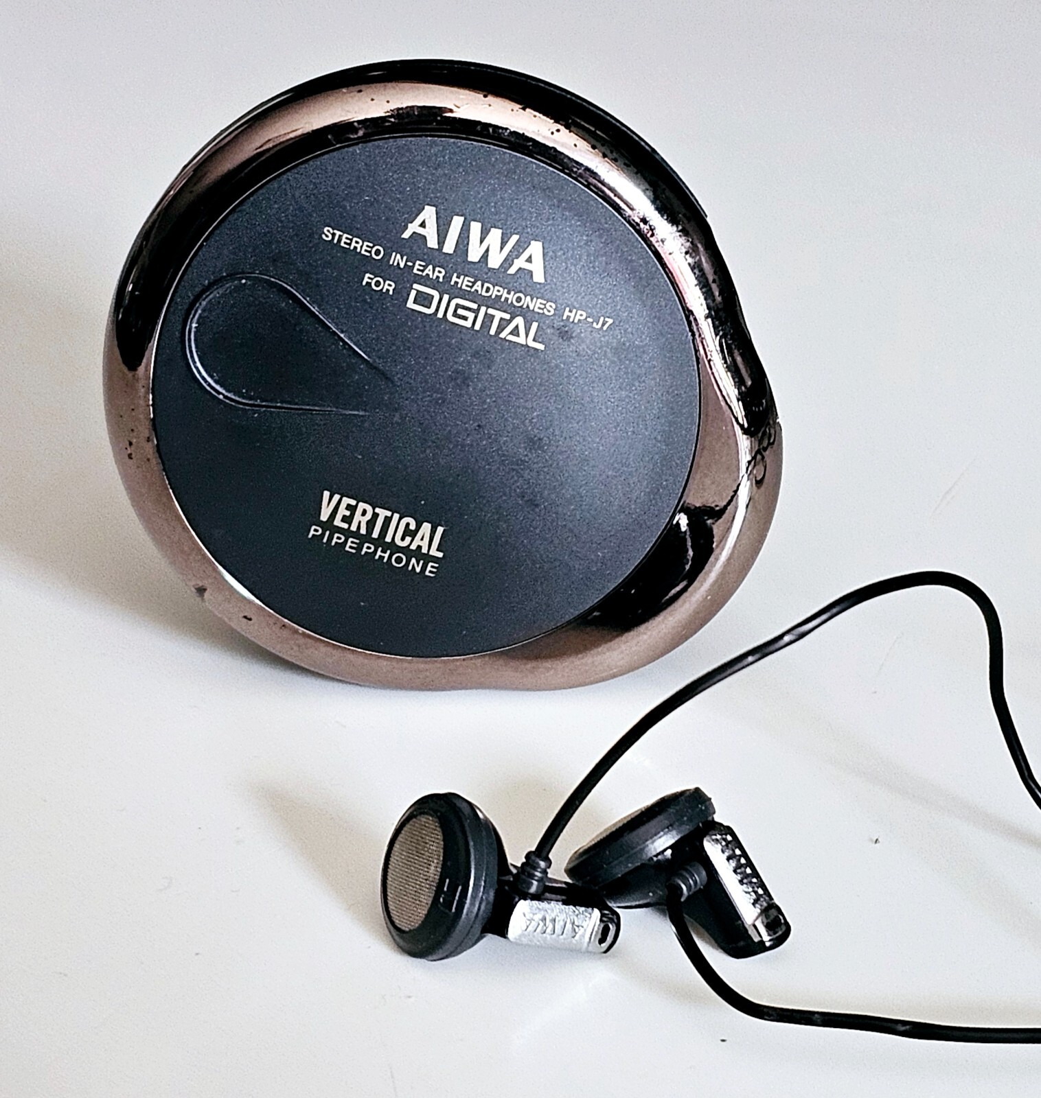 Super rare Aiwa HP-J7 Vintage In-Ear Stereo Digital Earphones