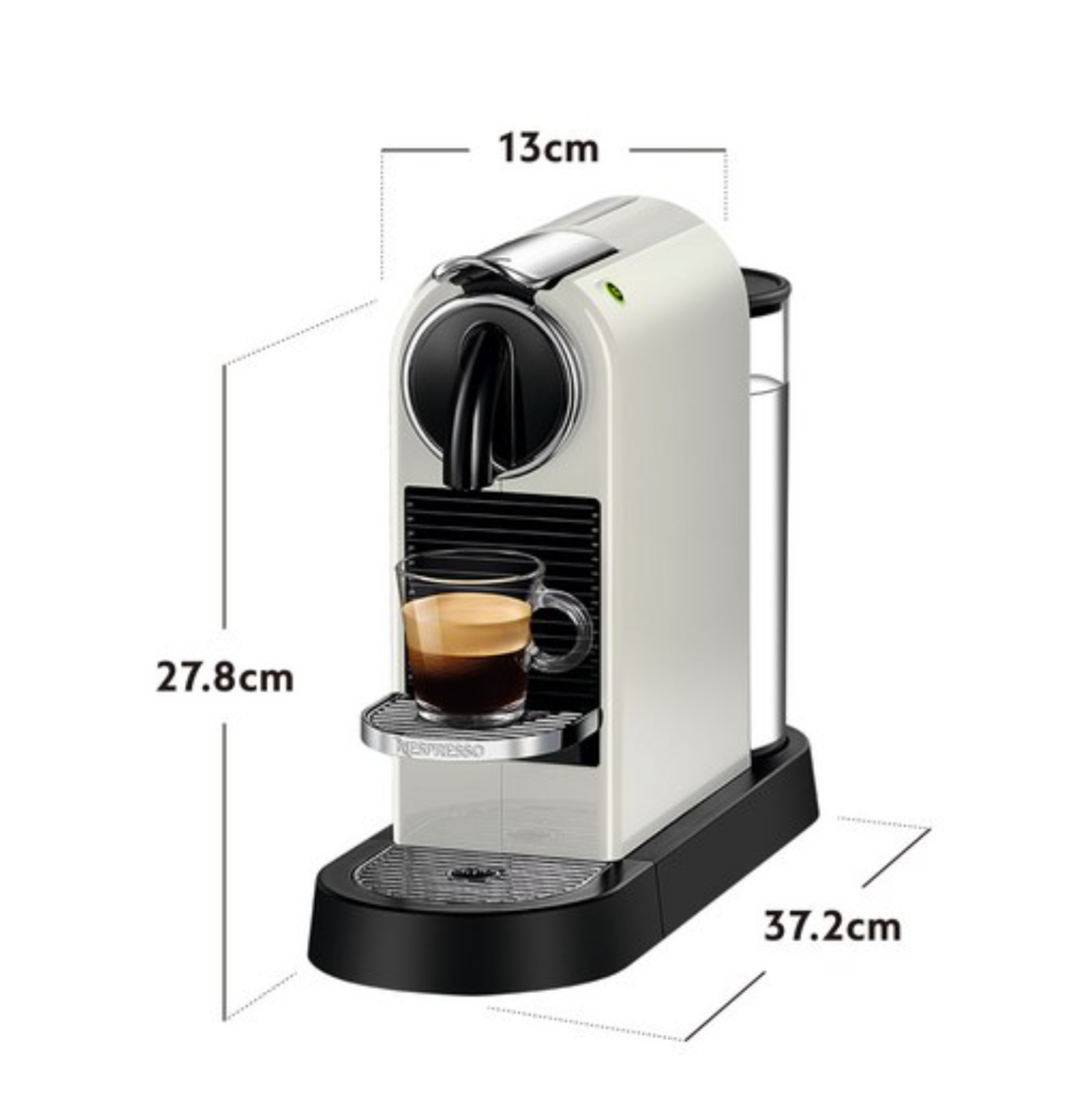 Nespresso Citiz D113 19Bar 1150W 1L 25s AutoPowerOff 130x277x371mm