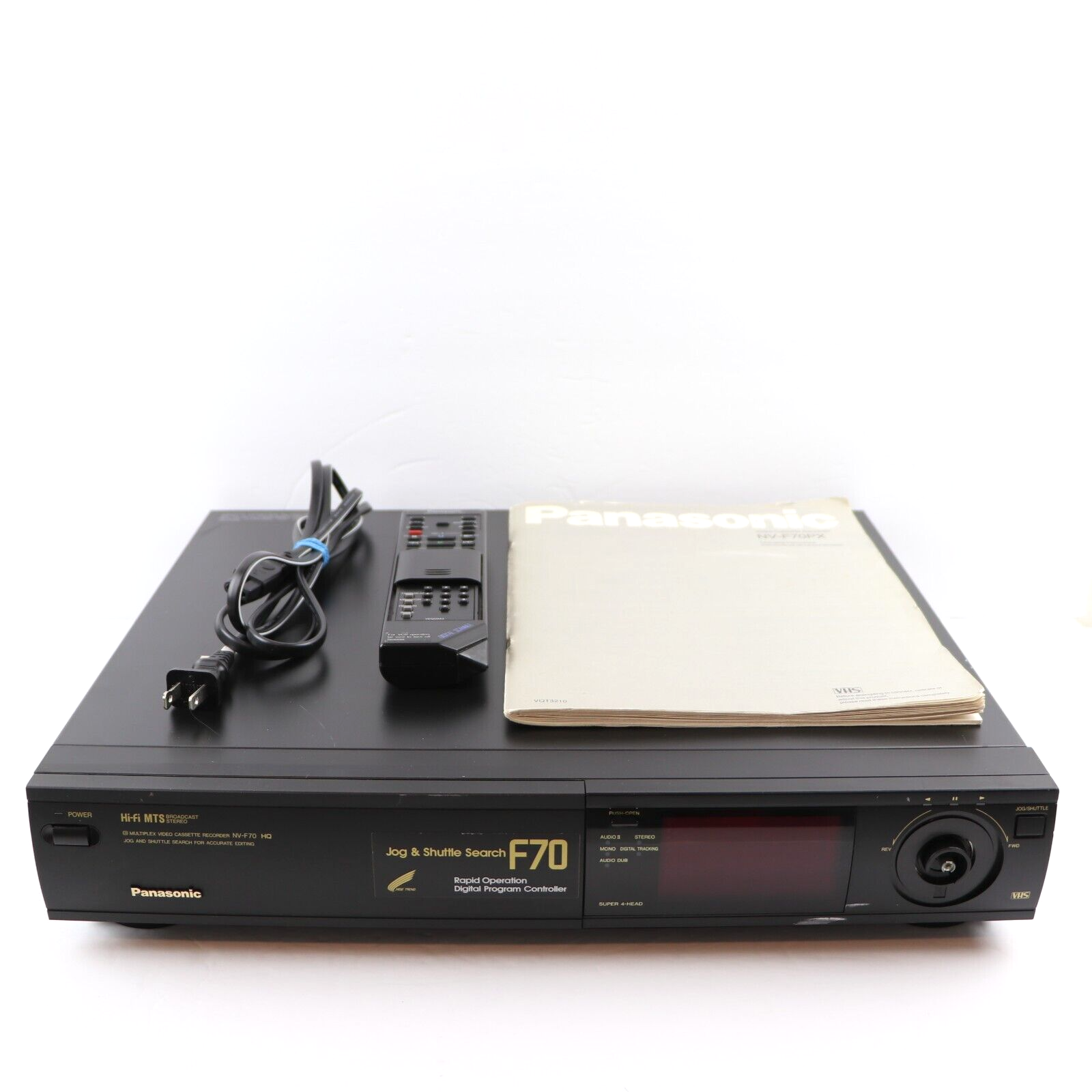 Panasonic NV-F70 HQ Hi-fi MTS Broadcast Stereo Video Cassette