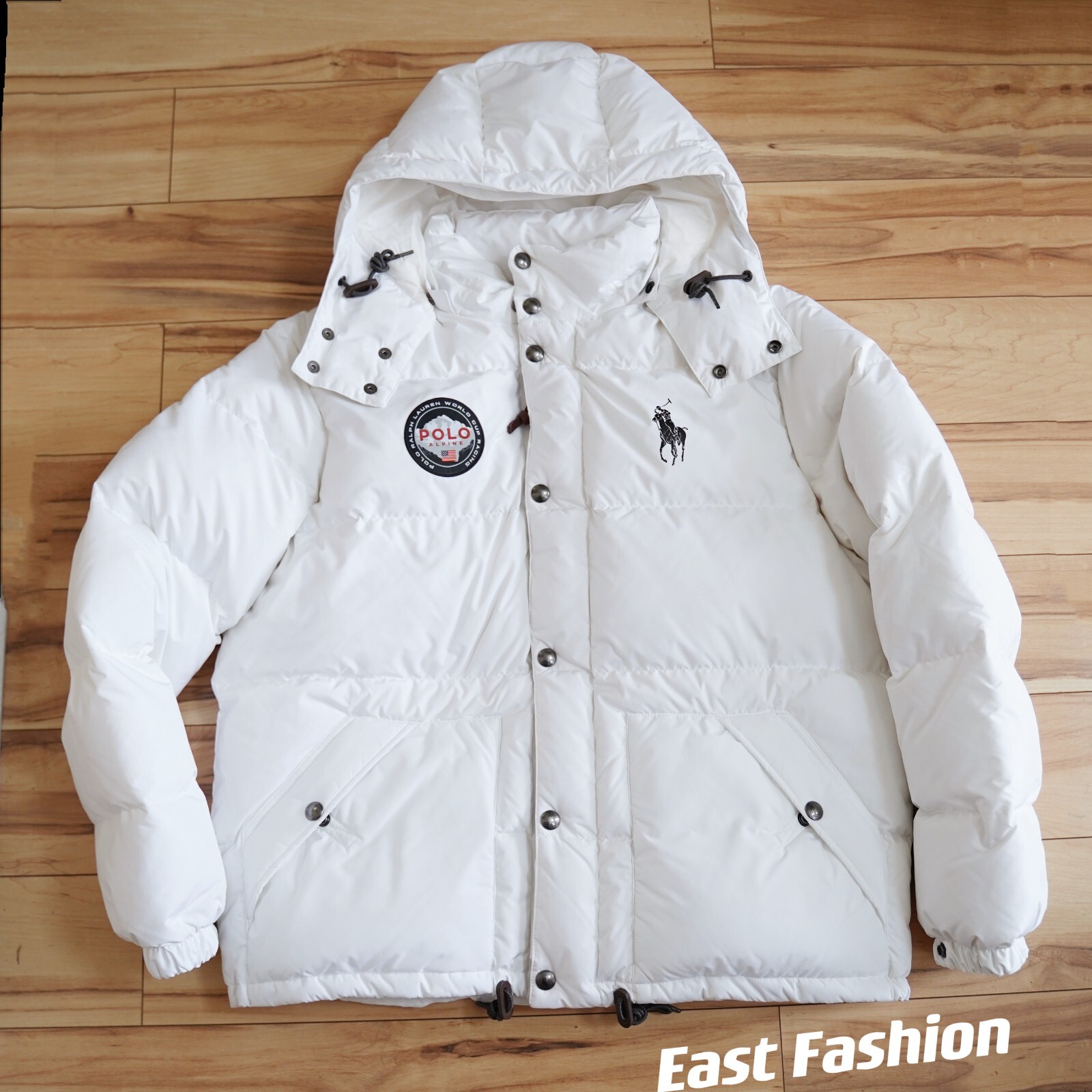 Men's Polo Ralph Lauren Alpine World Cup Racing Down Hooded Puffer