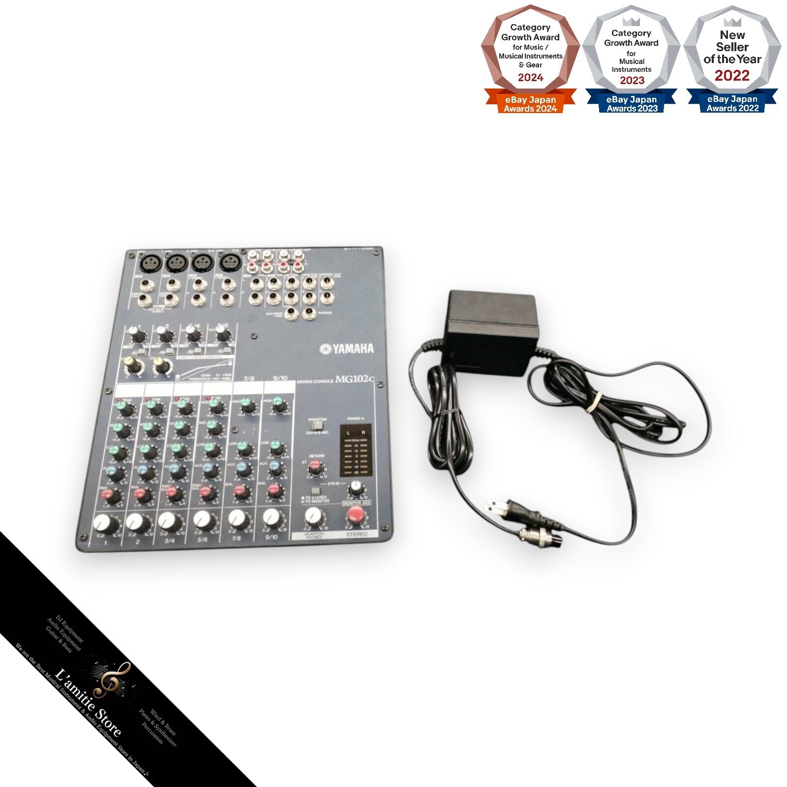 Yamaha MG102c 10 Input Mixing Console Live Studio Mixers Audio