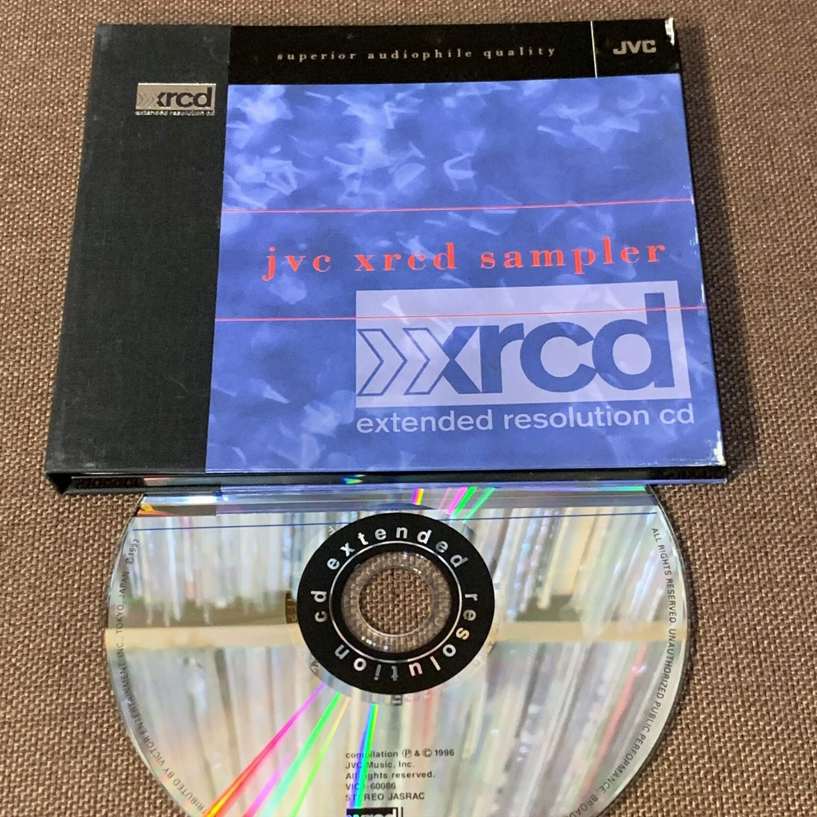 JVC XRCD Sampler V.A. JAPAN CD VICJ-60086 DIgipack card PS Bill