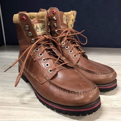 Timberland Premium Leather Boots New Market 1973 Moc Toe 9 Eye