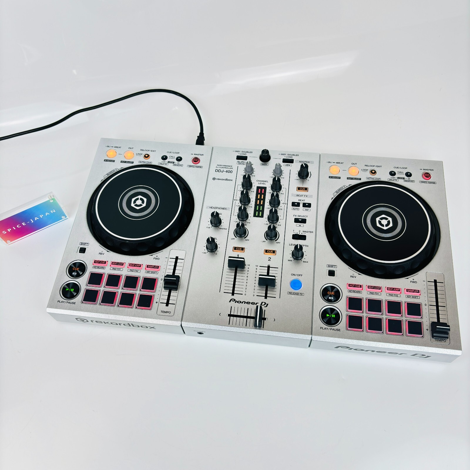Pioneer DJ DDJ-400 オリジナルLED打ち替え 箱付き Pioneer DJ DDJ-400