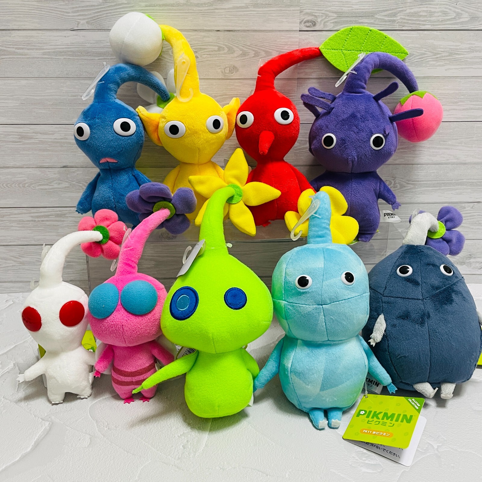 Pikmin Plush Toy Stuffed Doll Set of 9 All Star Collection Sanei