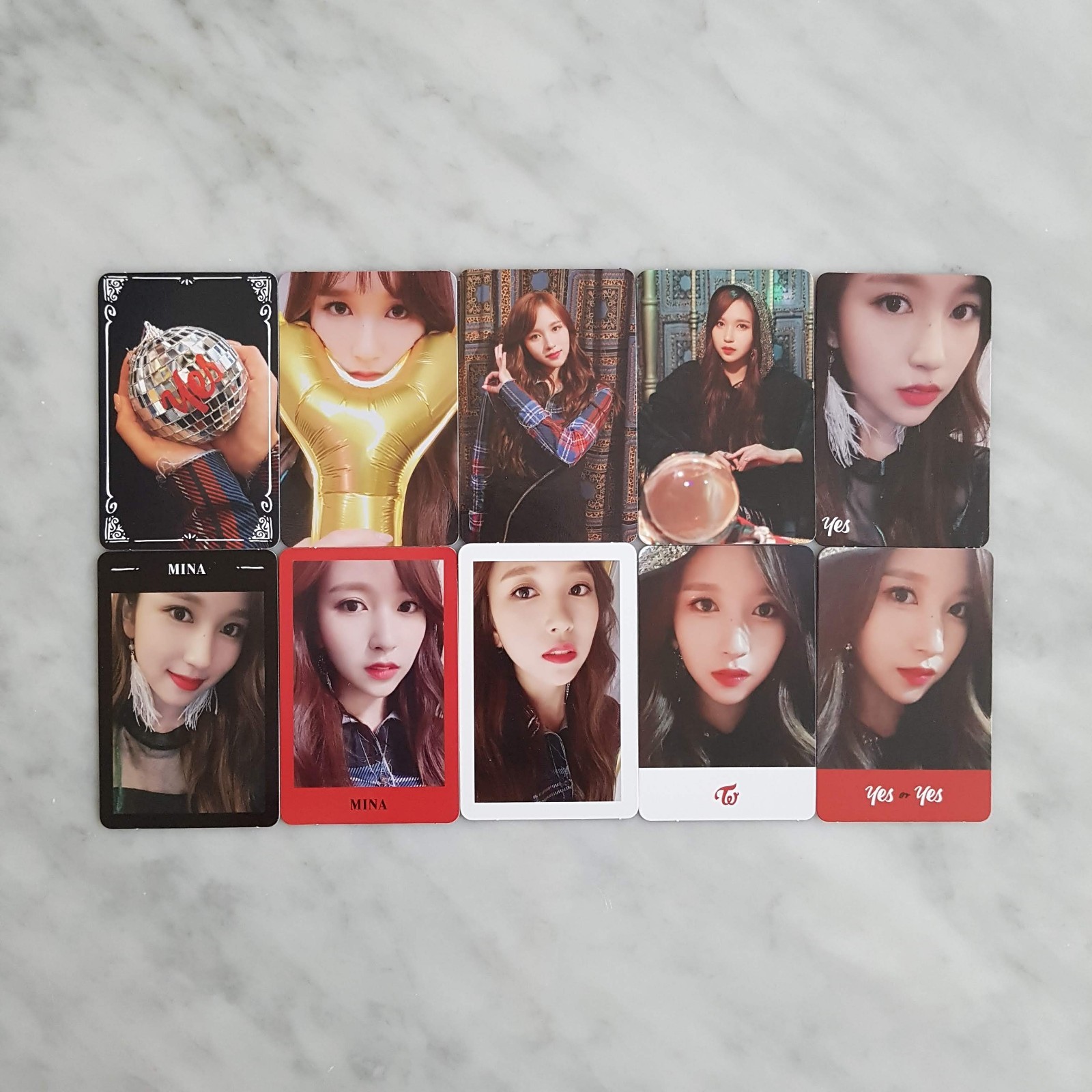 TWICE 6th Mini Album Yes Or Yes Official Photocard MINA KPOP K-POP