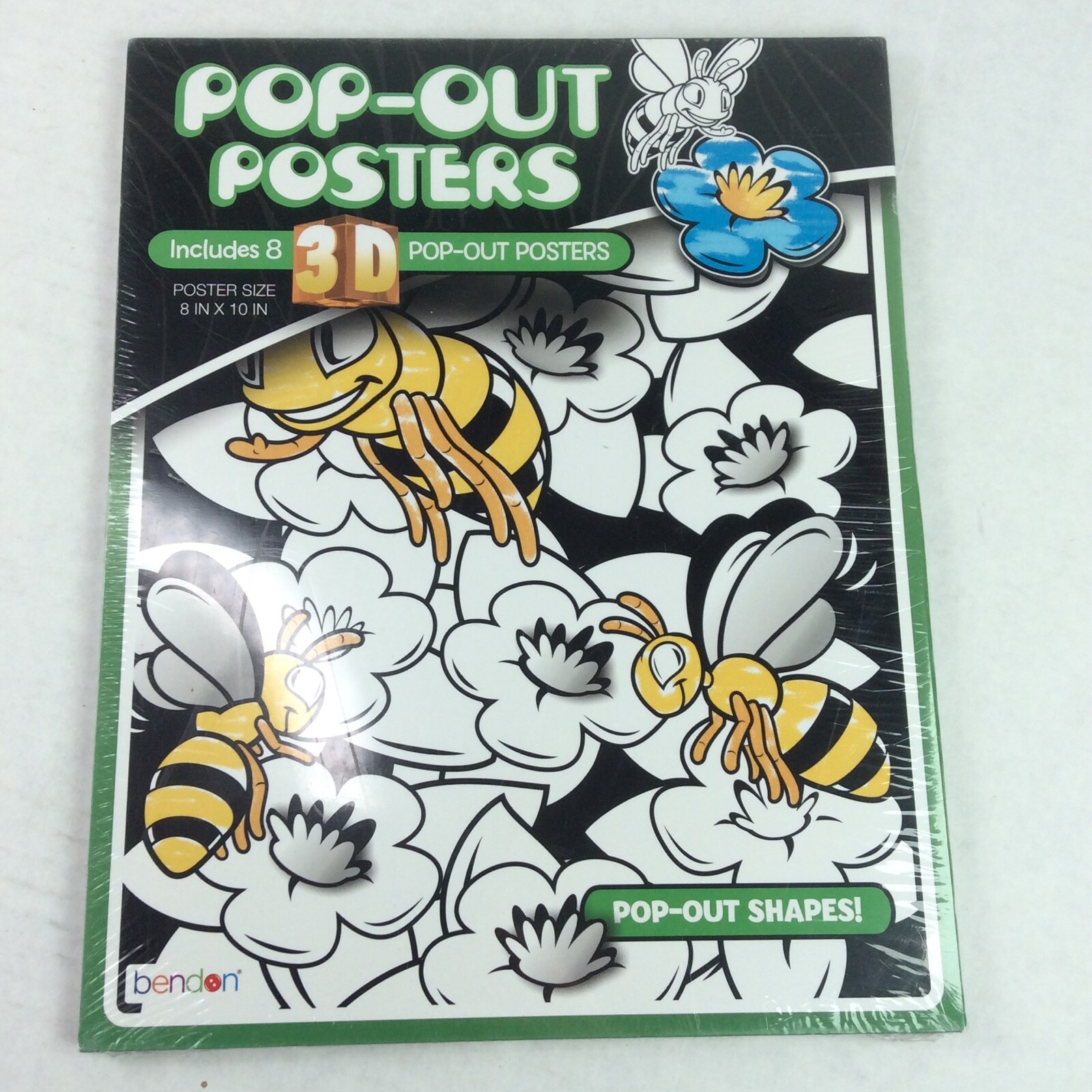 Pop-Out Posters Includes 8 3D Posters Pop Out Shapes 8 in x 10 in