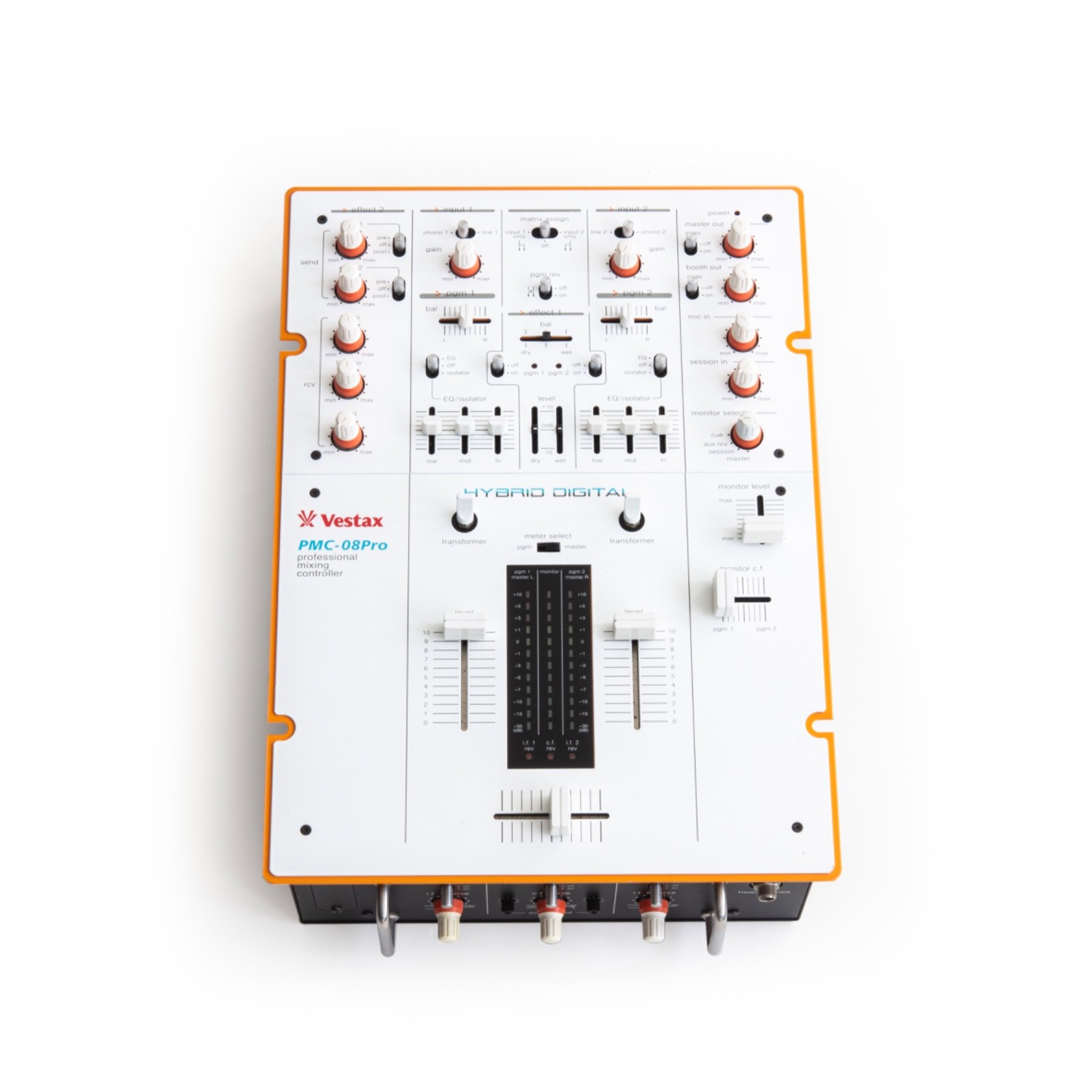 Vestax PMC-08 Pro White mixer Perfect! 100% work. Original power