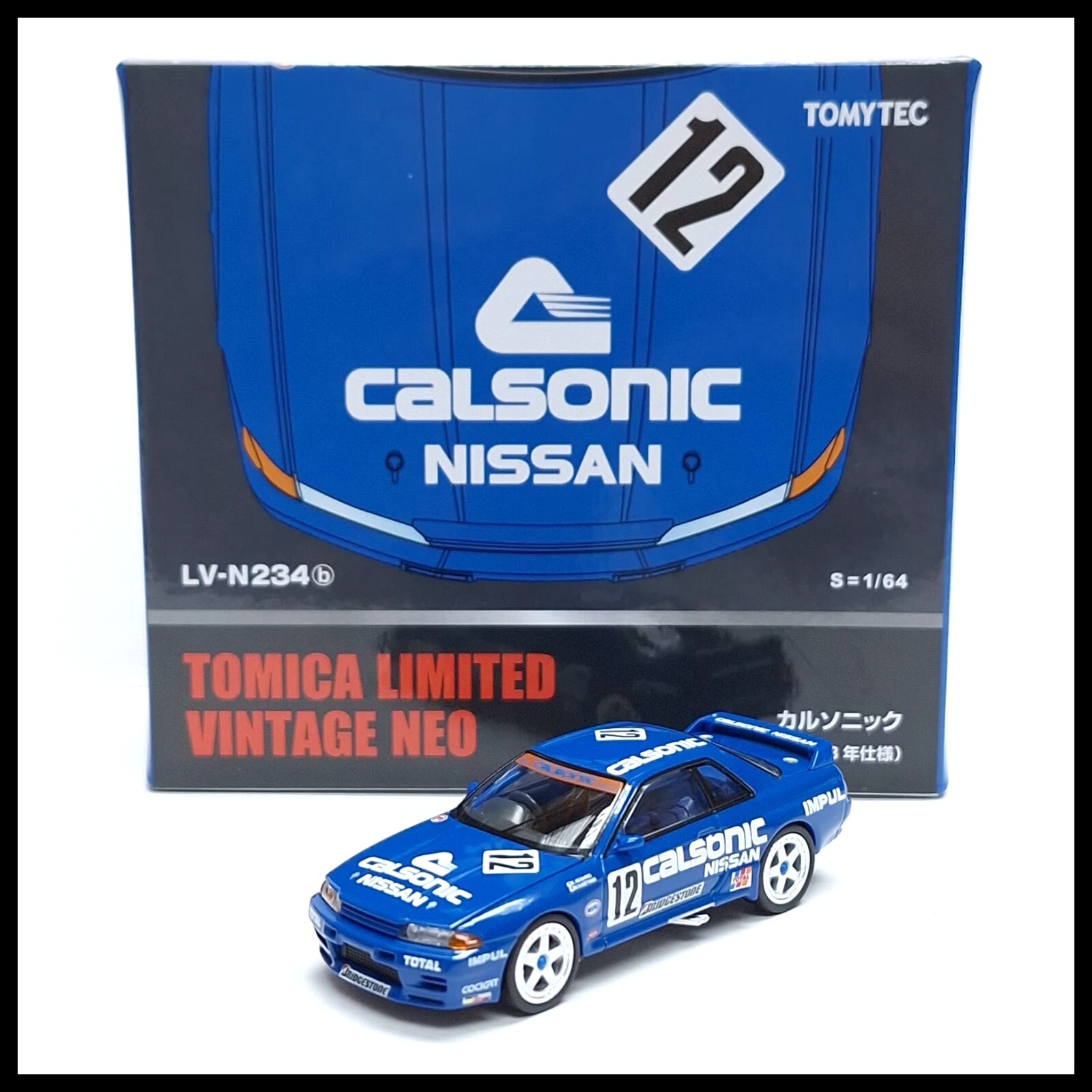 TOMICA LIMITED VINTAGE LV-N234b Nissan Skyline GT-R R32 Calsonic
