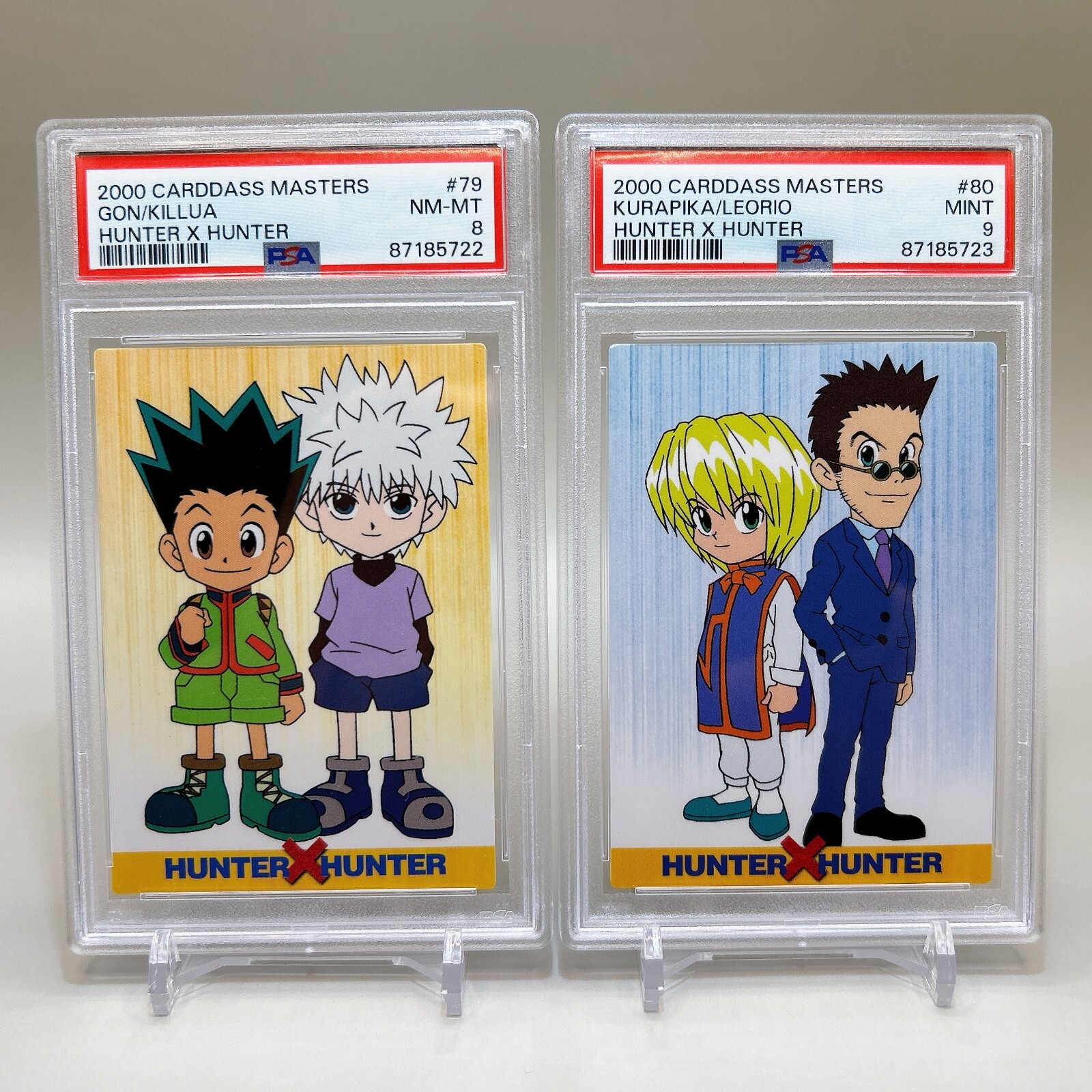PSA 9 / 8 Hunter x Hunter Gon & Killua & Kurapika & Leorio MT