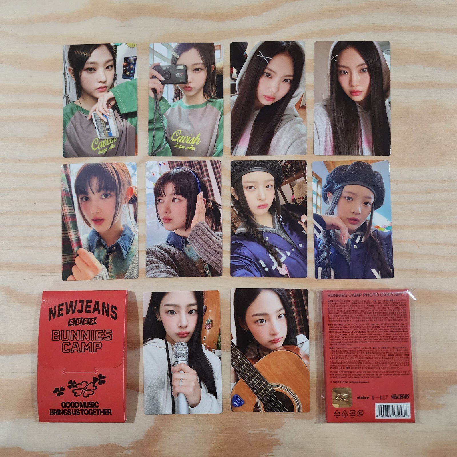 NewJeans Bunnies Camp Photocard Set and Singles - Official Kpop