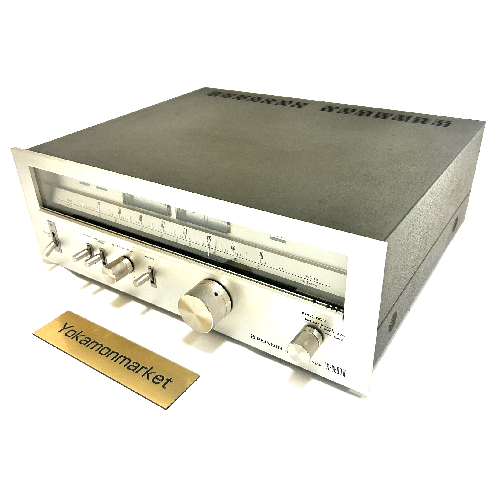 PIONEER TX-8800 II FM/AM Vintage Stereo Tuner Silver AC100V