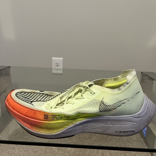 Nike ZoomX Vaporfly Next% 2 Volt Yellow Running Shoes CU4111-700