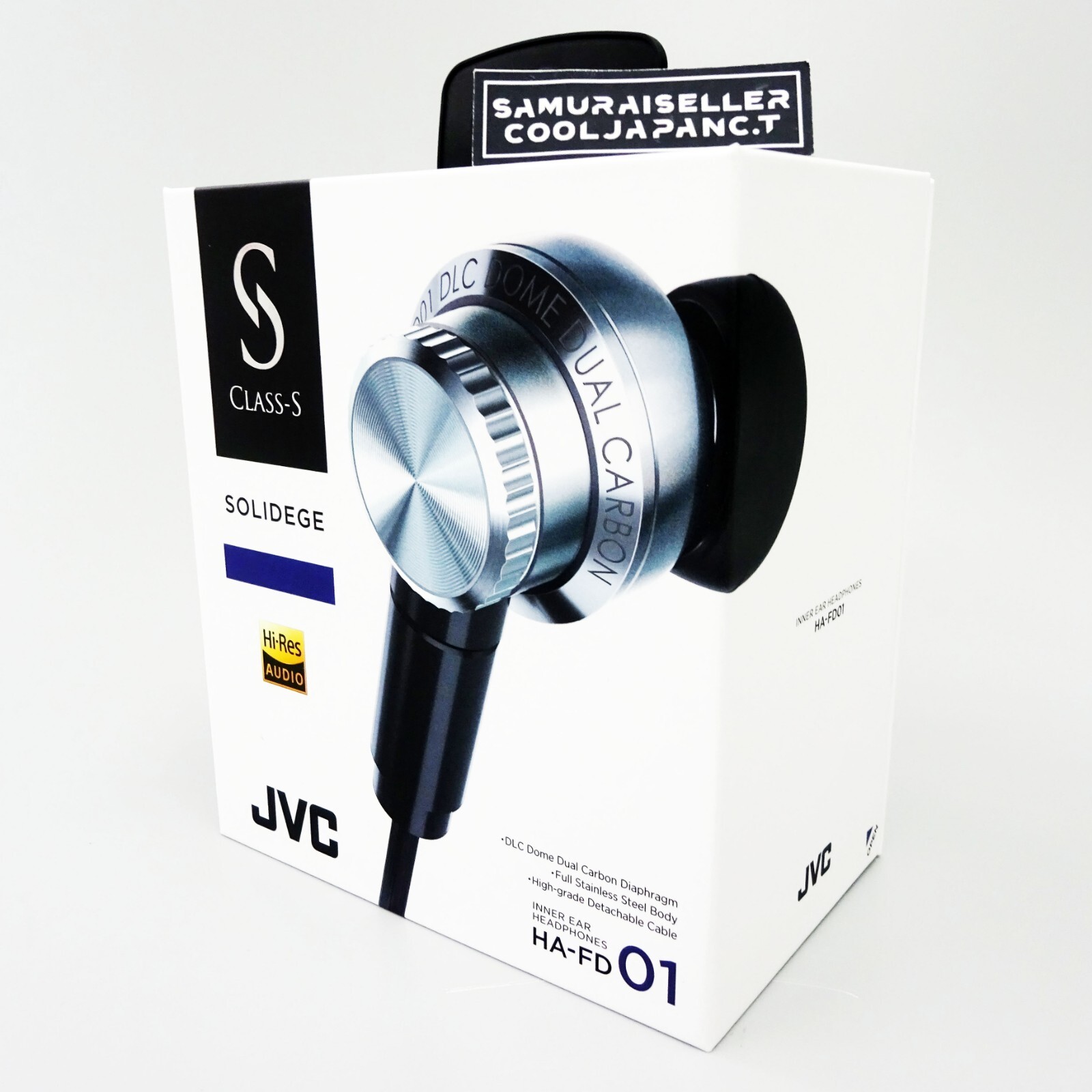 2017 NEW JVC HA-FD01 canal type earphone CLASS-S SOLIDEGE from