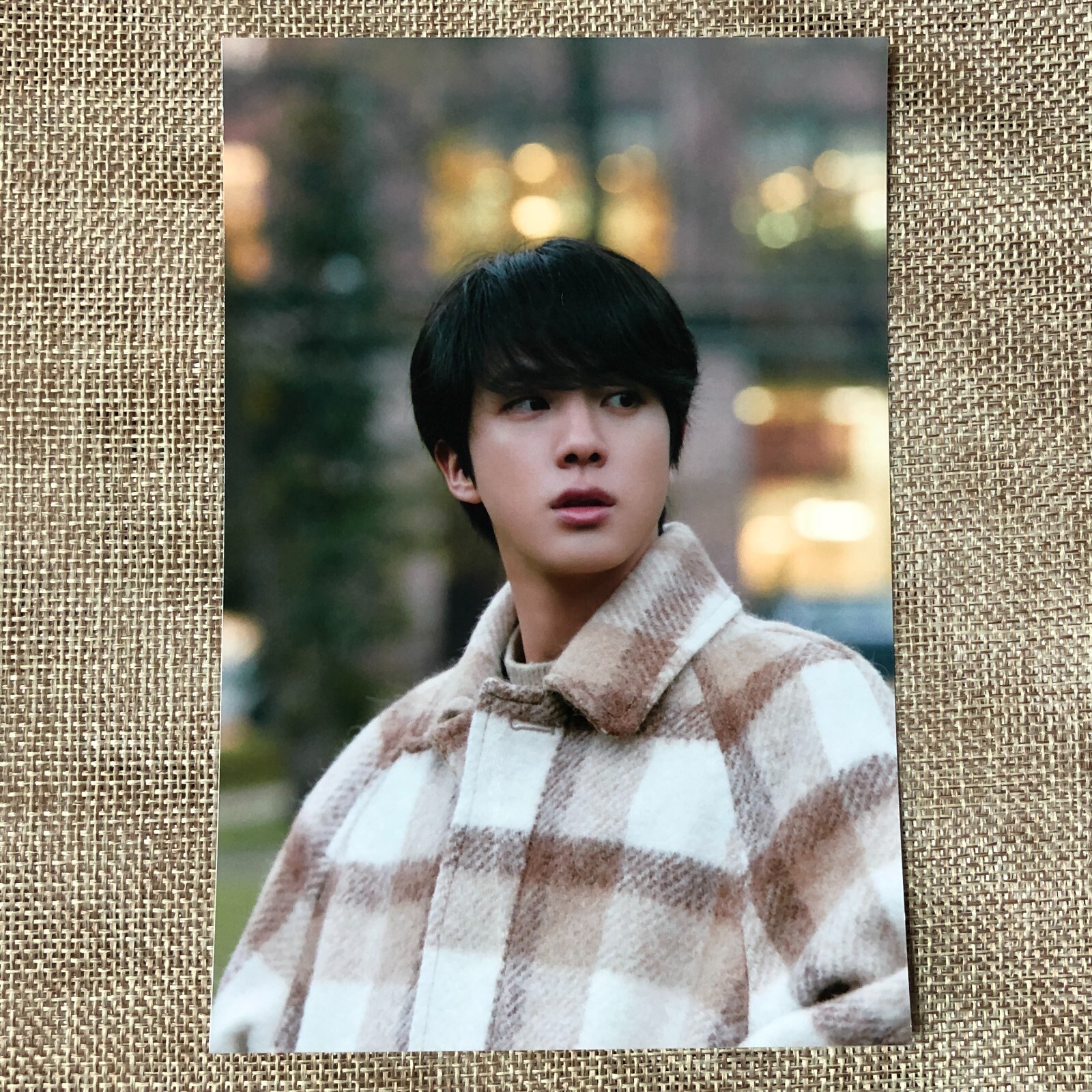 BTS JIN [ Winter Package 2020 ] Official Live Photo / New / Gift