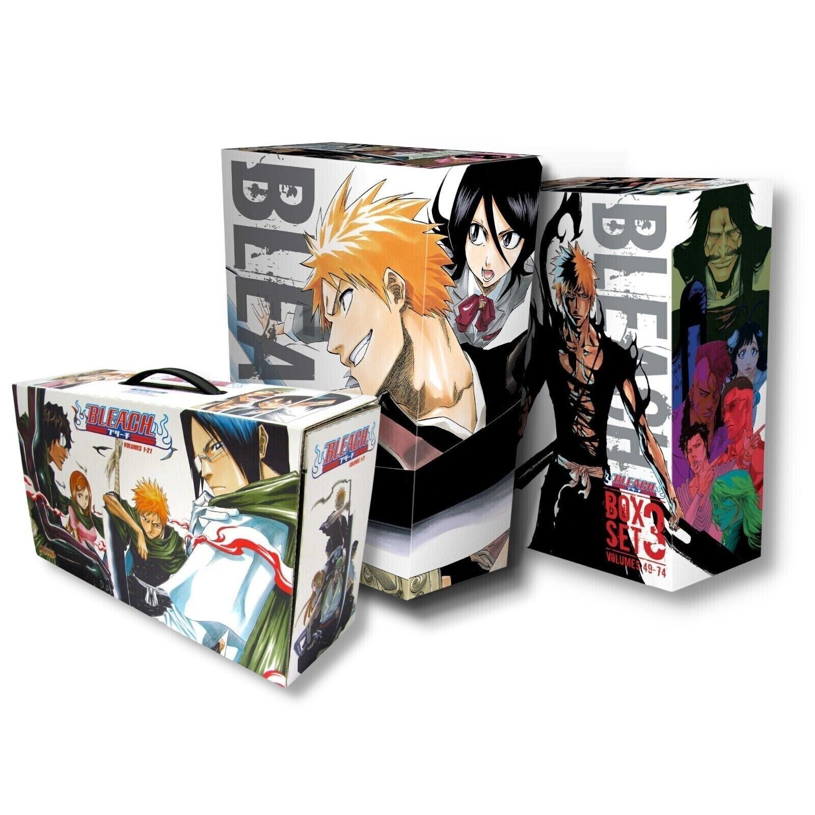 BLEACH 英語版 ボックスセット 3 49-74 Bleach Complete Box Set 1 2 3
