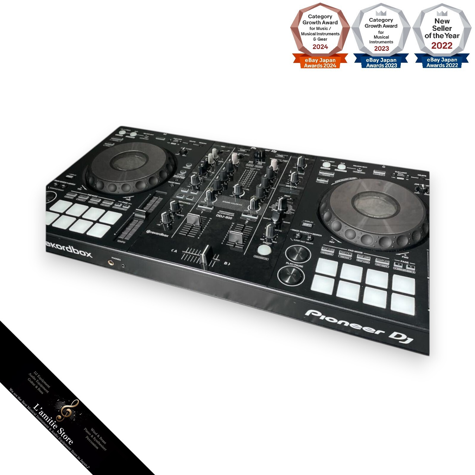 Pioneer DDJ-800+Case Rekordbox 2ch Pro DJ Controller DDJ800 2