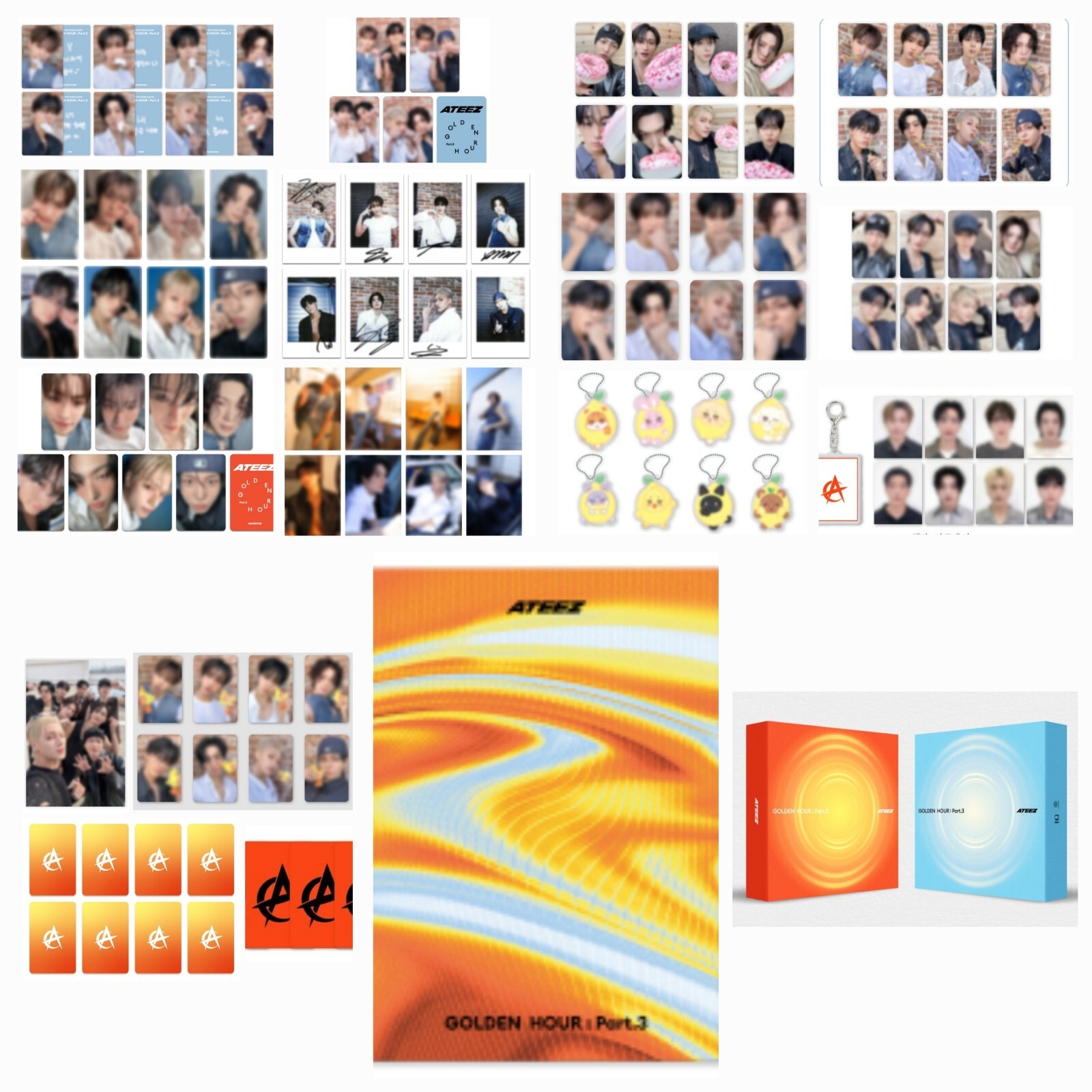ATEEZ PREORDER PHOTOCARD 12th Mini Album [GOLDEN HOUR : Part.3