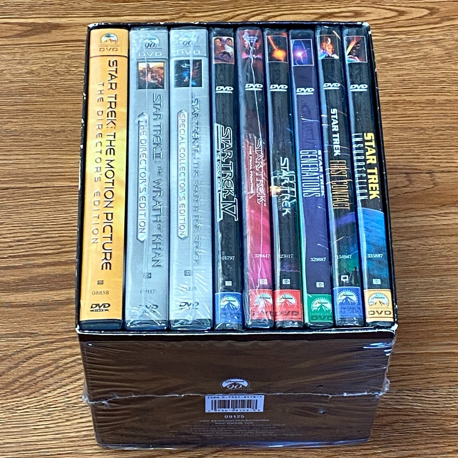 Star Trek: The Motion Pictures DVD Collection WIDESCREEN 2002 Box