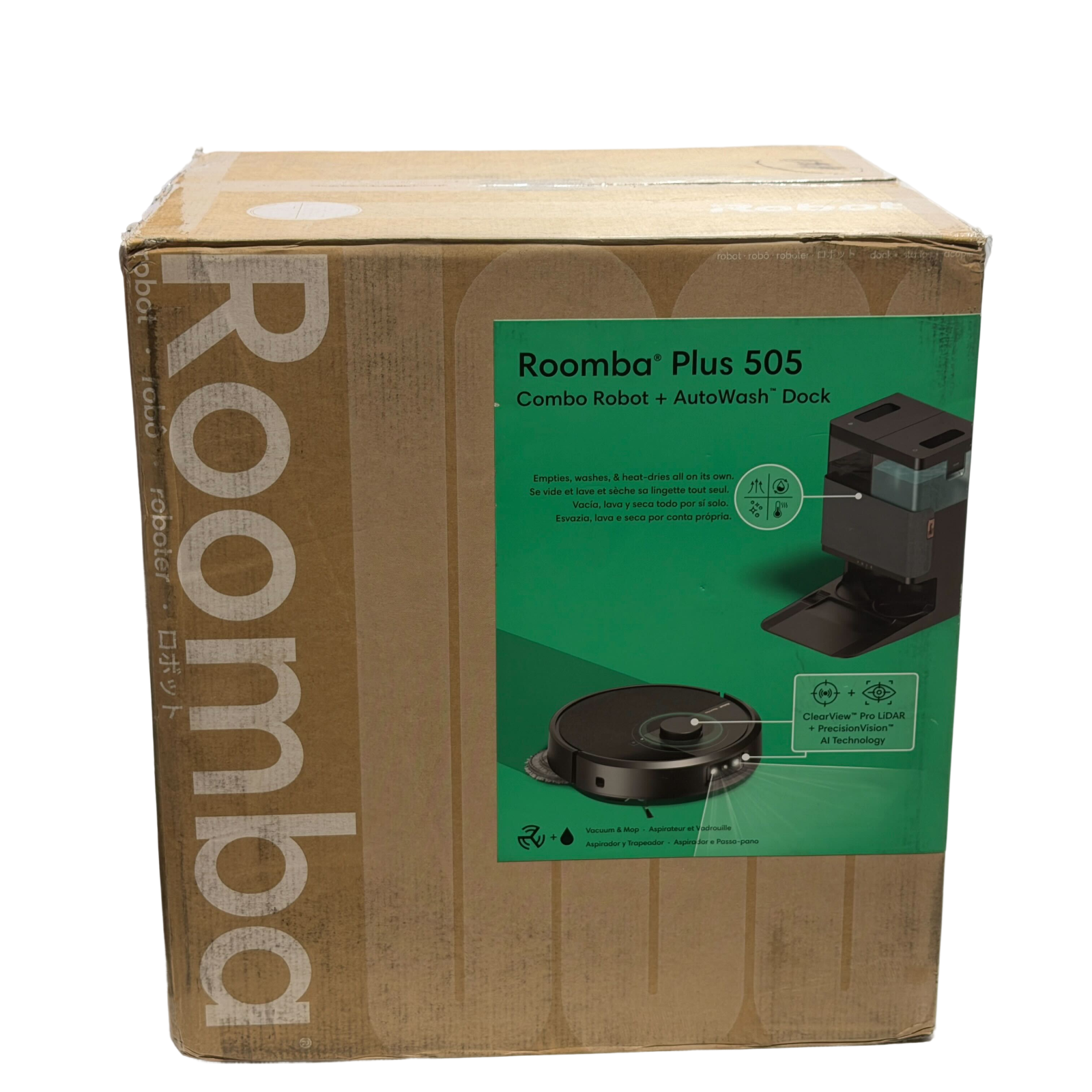 iRobot Roomba Plus 505 Combo Robot Vacuum & Mop with AutoWash Dock