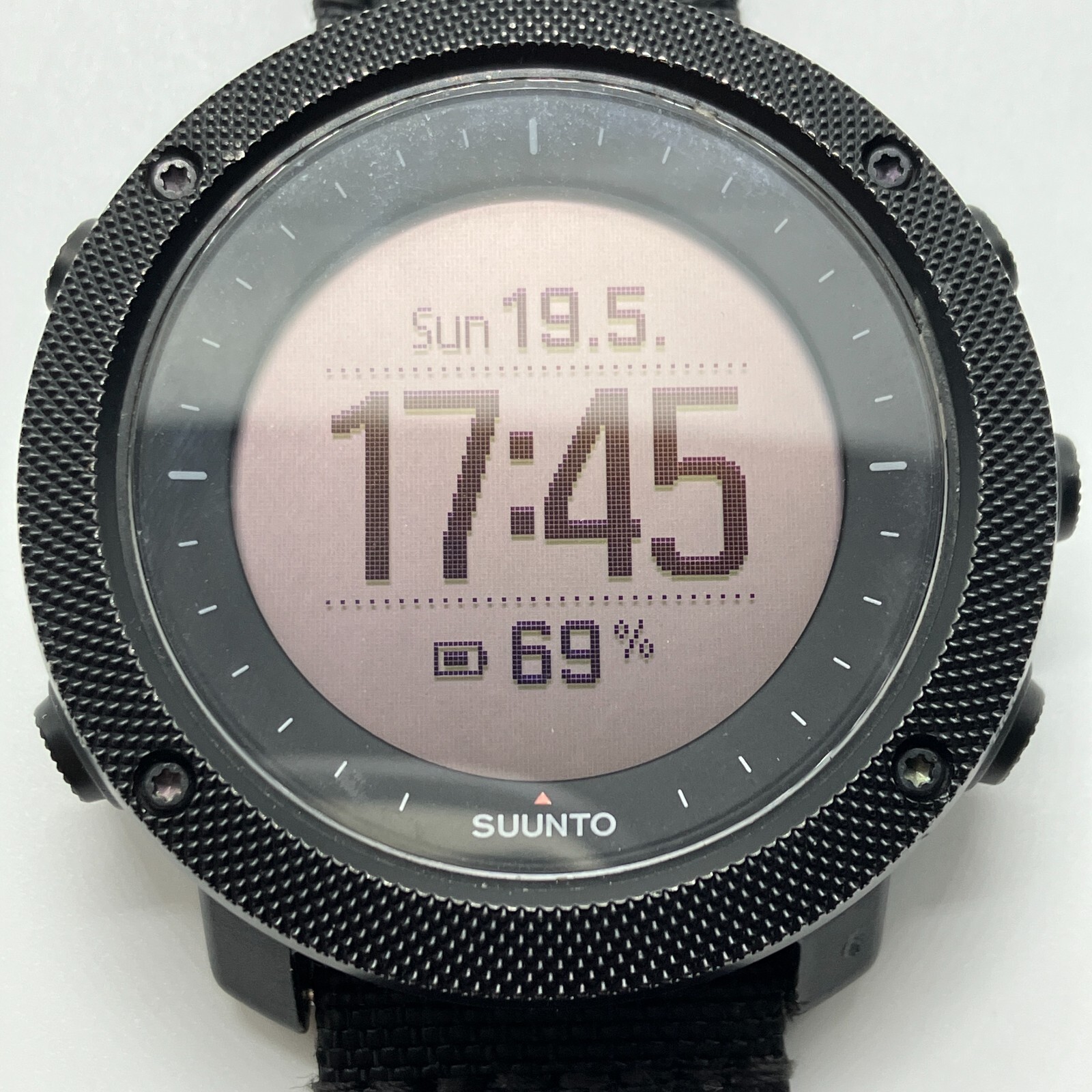 Suunto Traverse Alpha GPS Men Black Digital Watch with Charger in