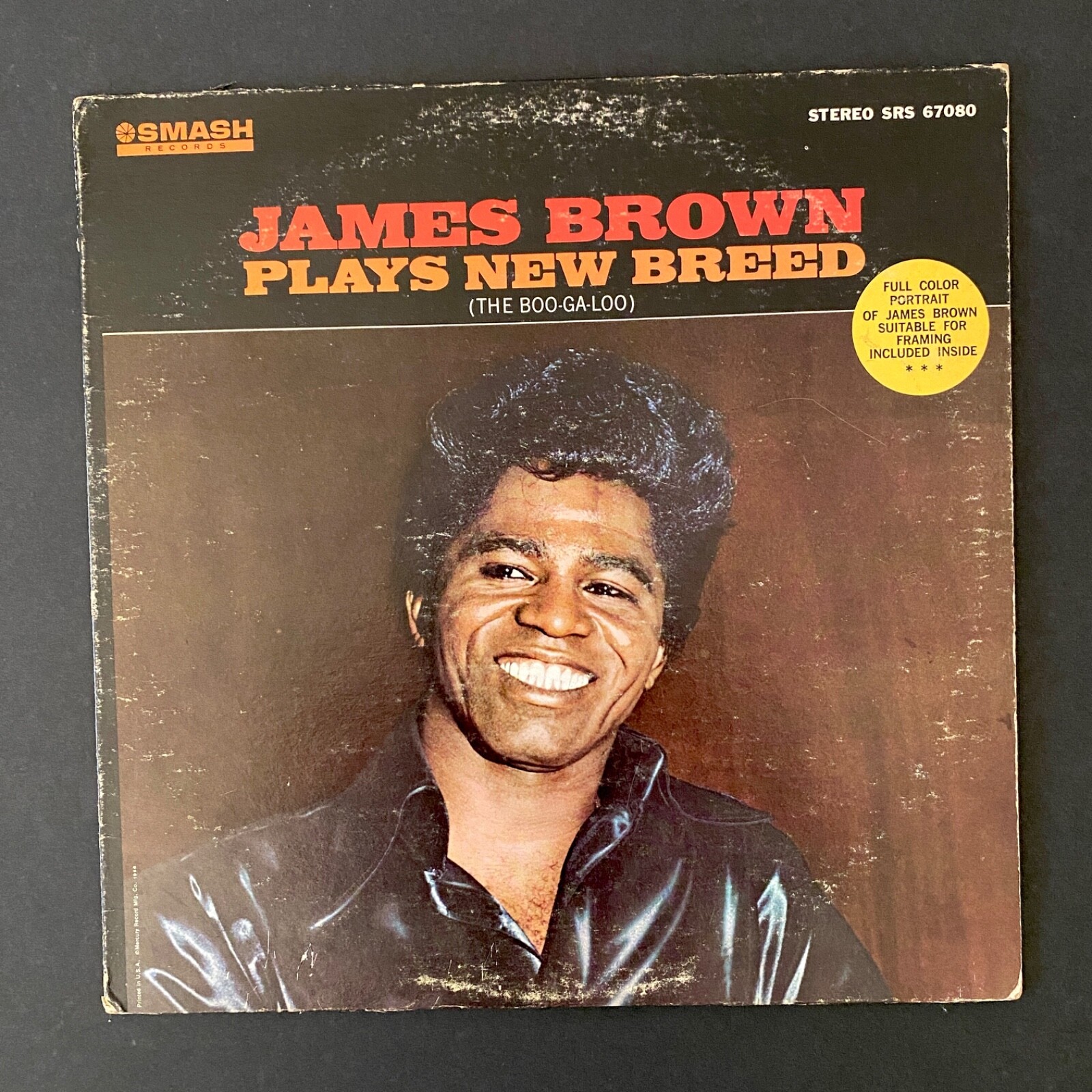 JAMES BROWN Plays The New Breed Vinyl Record Album LP Smash 1966