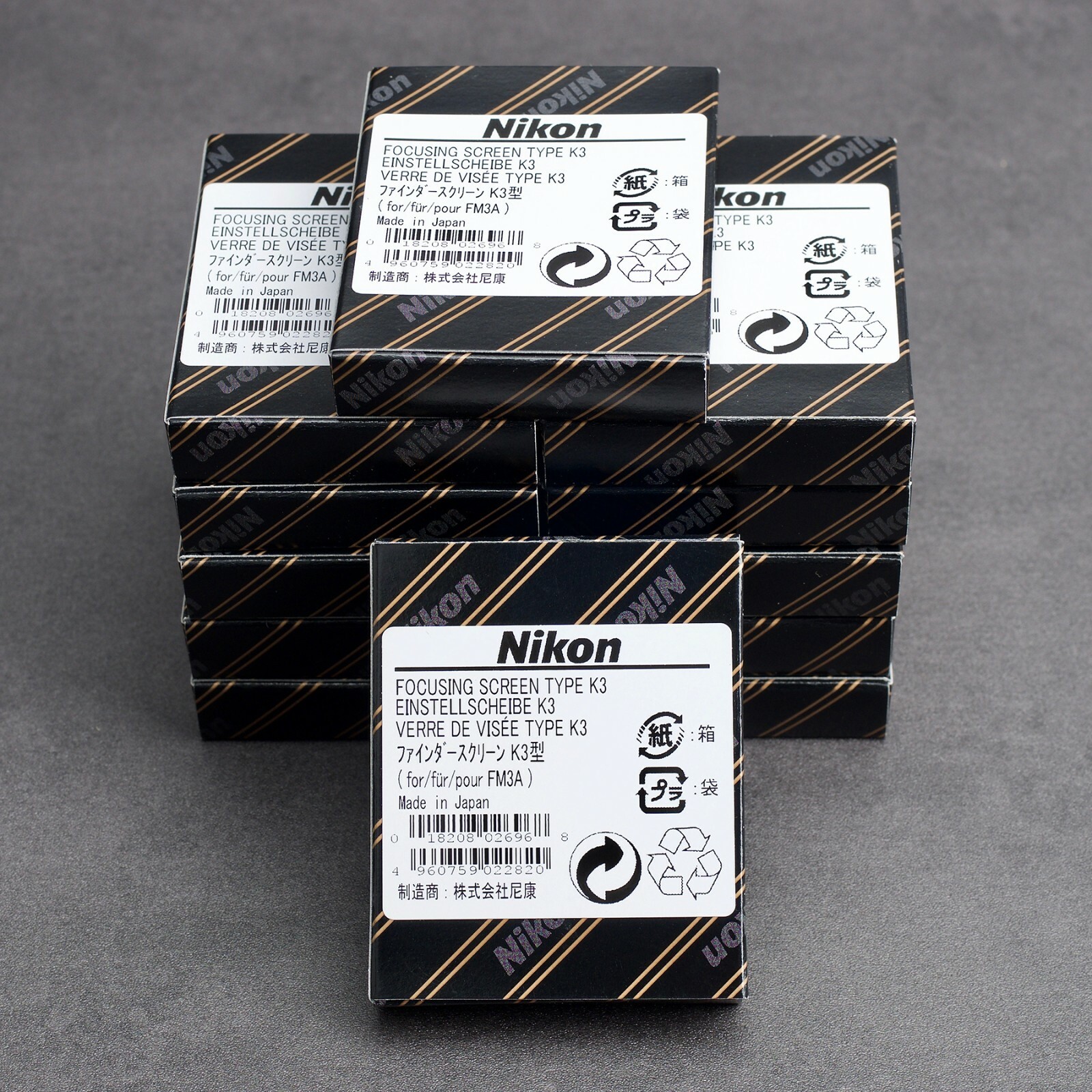 Genuine Nikon focusing screen TYPE K3 For FM3a FM2 FE FE2 FA