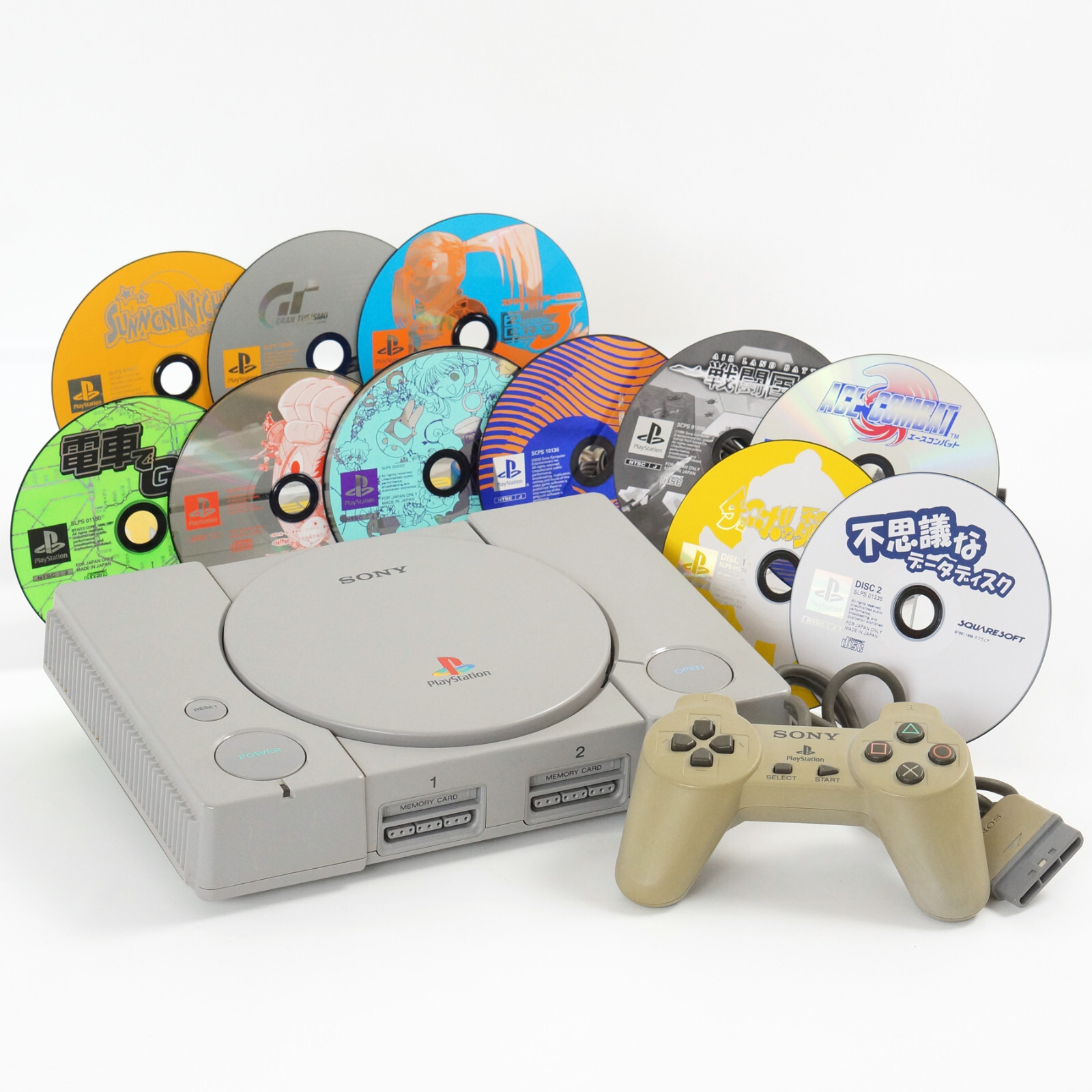 PS1 Console SCPH-7000 SONY Playstation Tested System wz 10 Game