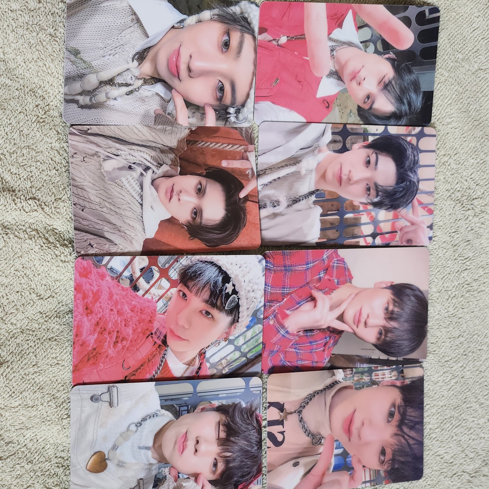 8TURN WhosfanCafe QR認証 フォトカード ユンソン 8TURN WhosfanCafe