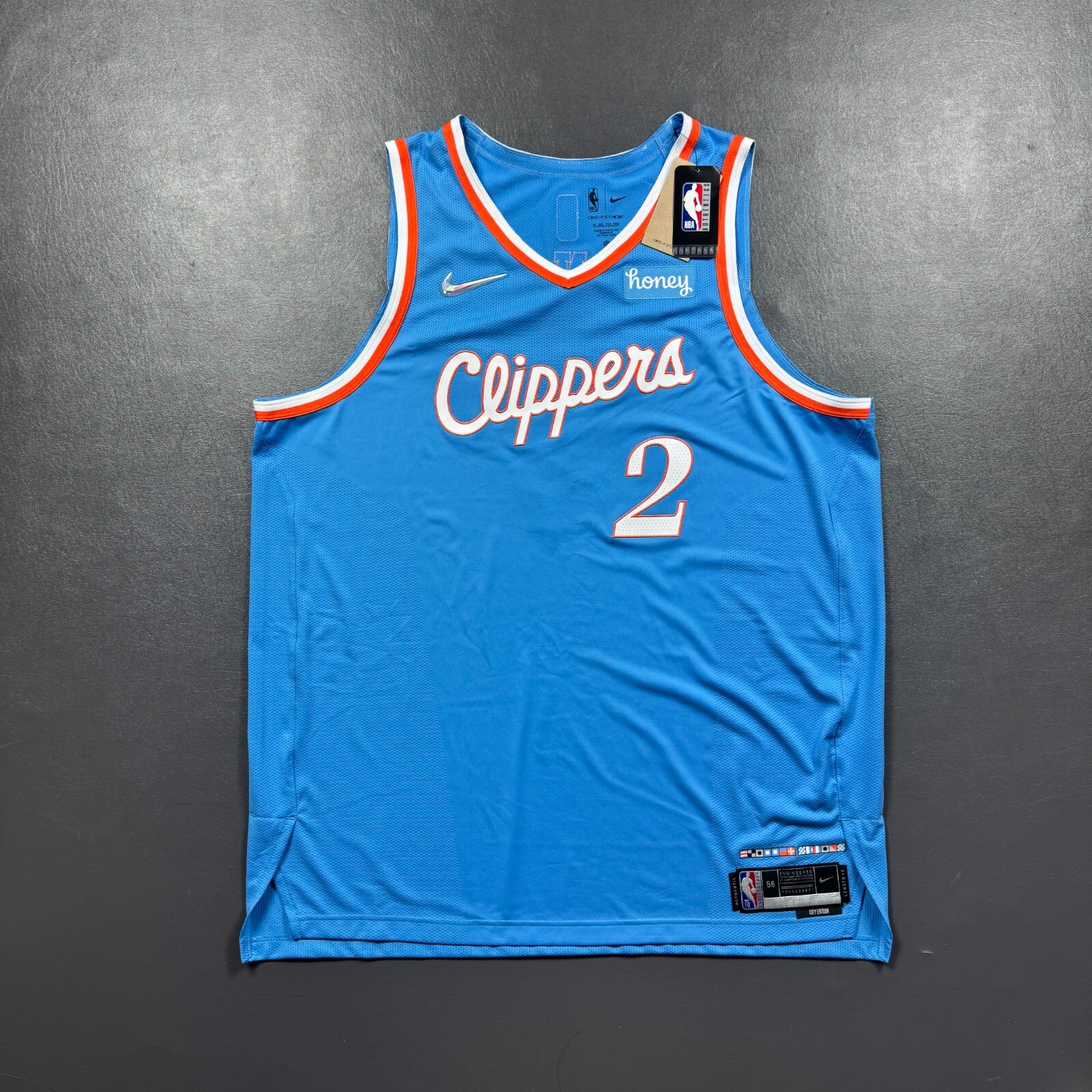 100% Authentic Kawhi Leonard Nike Los Angeles Clippers City Jersey