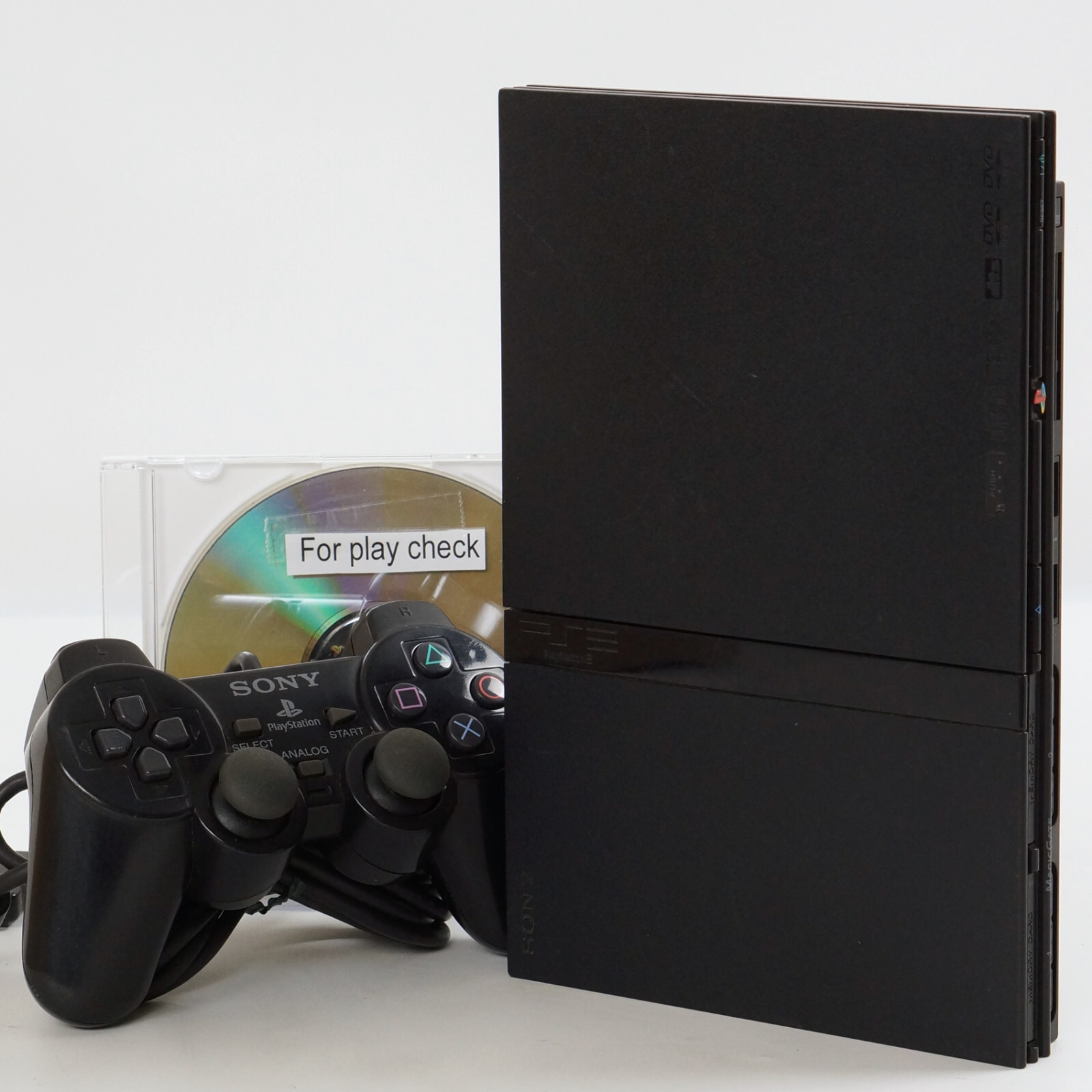 PS2 Slim Console 70000 CB Black Tested System Playstation2 Only