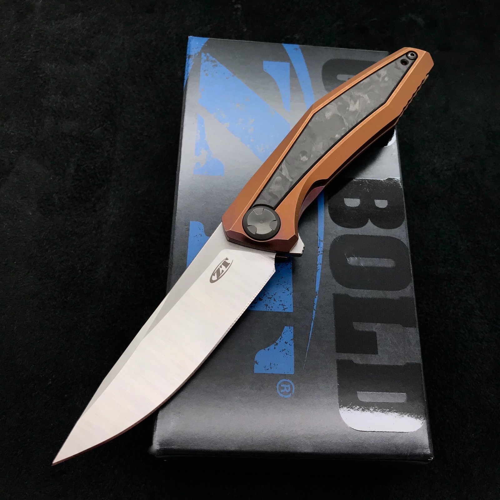 Zero Tolerance ZT 0470 Folder ZT047020CV Steel w/ Carbon Fiber w