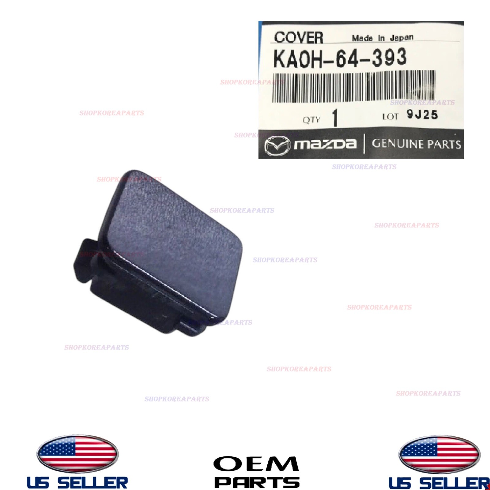 Genuine OEM Shift Lock Override Cover 2016 Mazda CX-5 KA0H-64-393