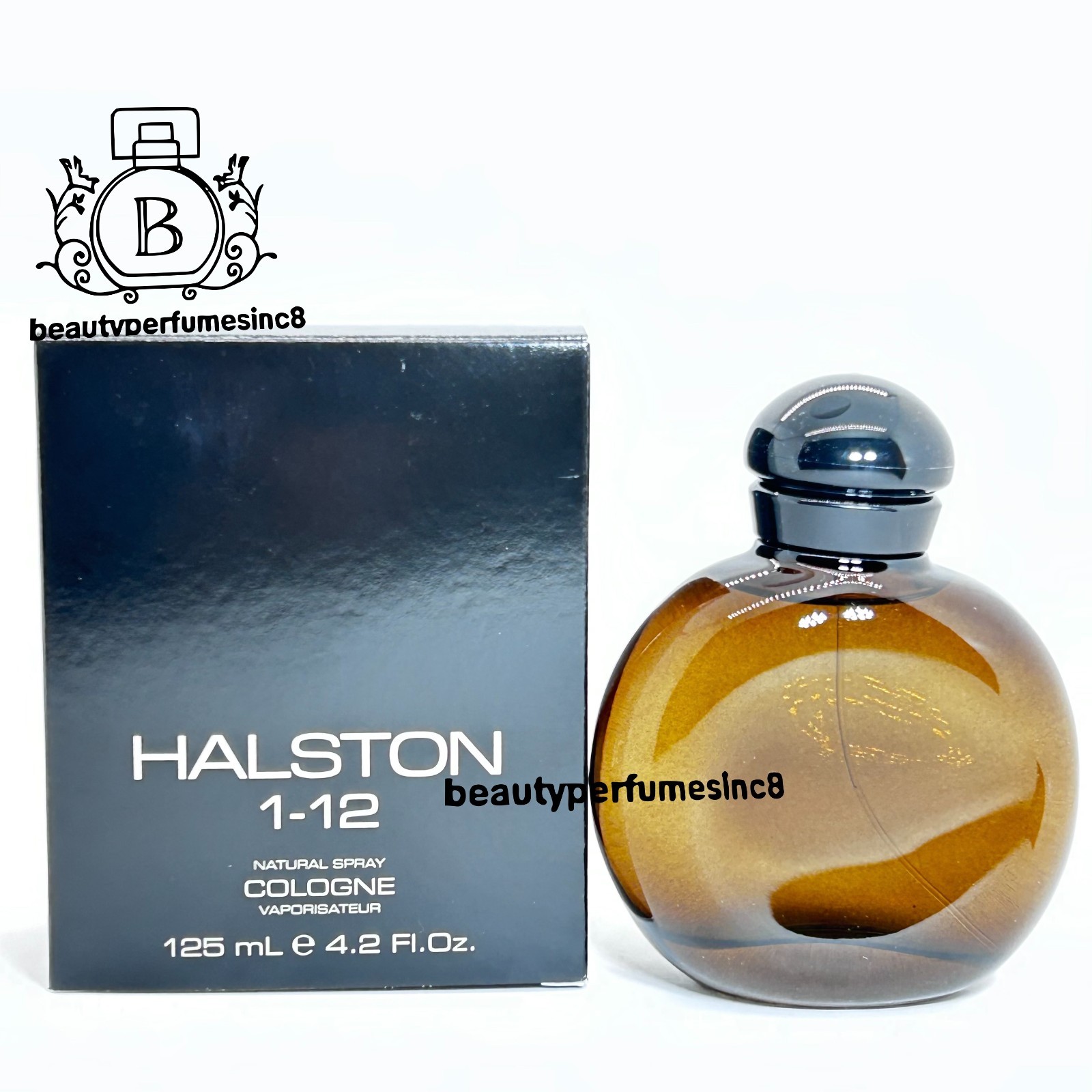 HALSTON 1-12 MEN'S PERFUME COLOGNE SPRAY 4.2 OZ 125 ML NEW IN BOX