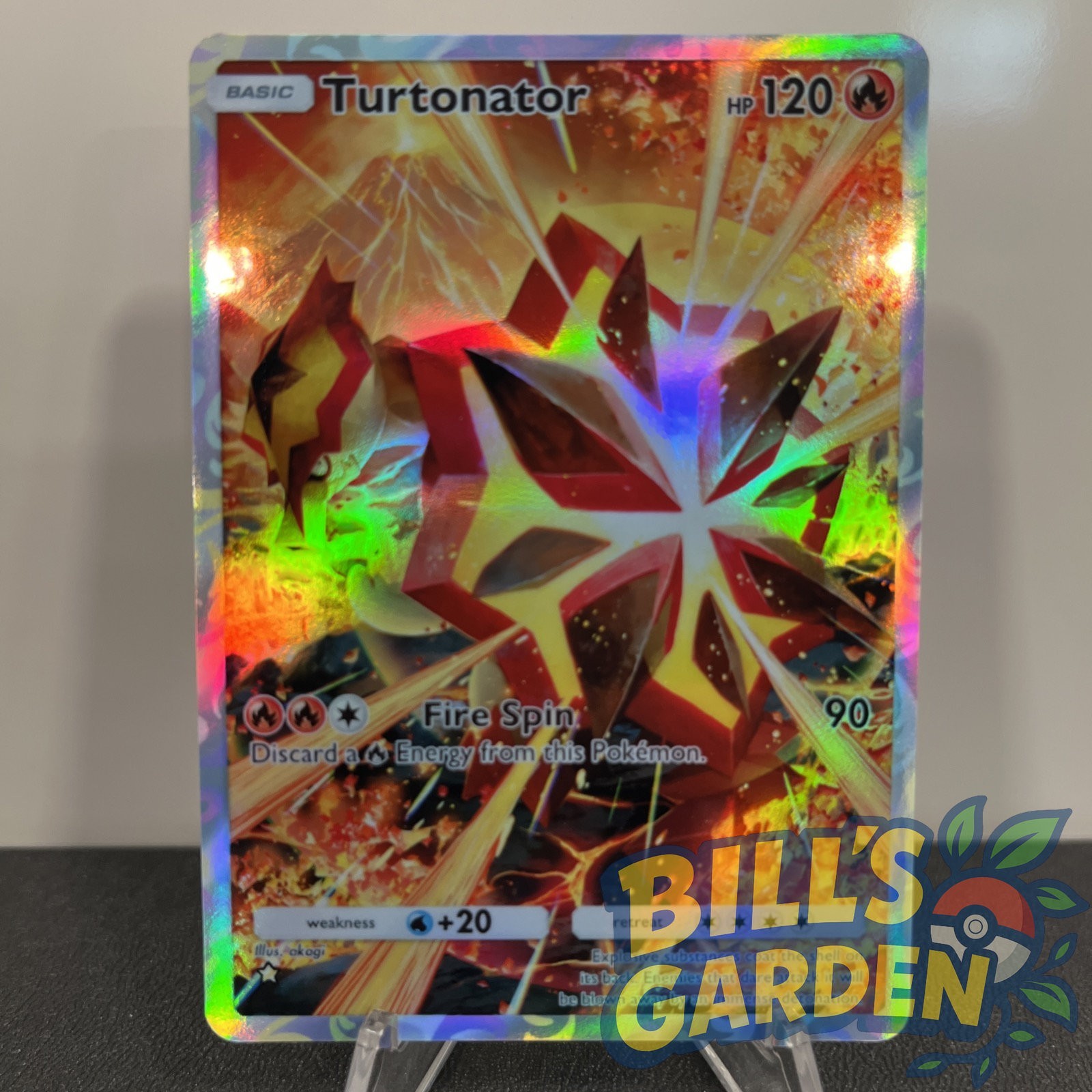 Turtonator - Sharp Holo Fan Card | Pokémon TCG Pocket | Celestial