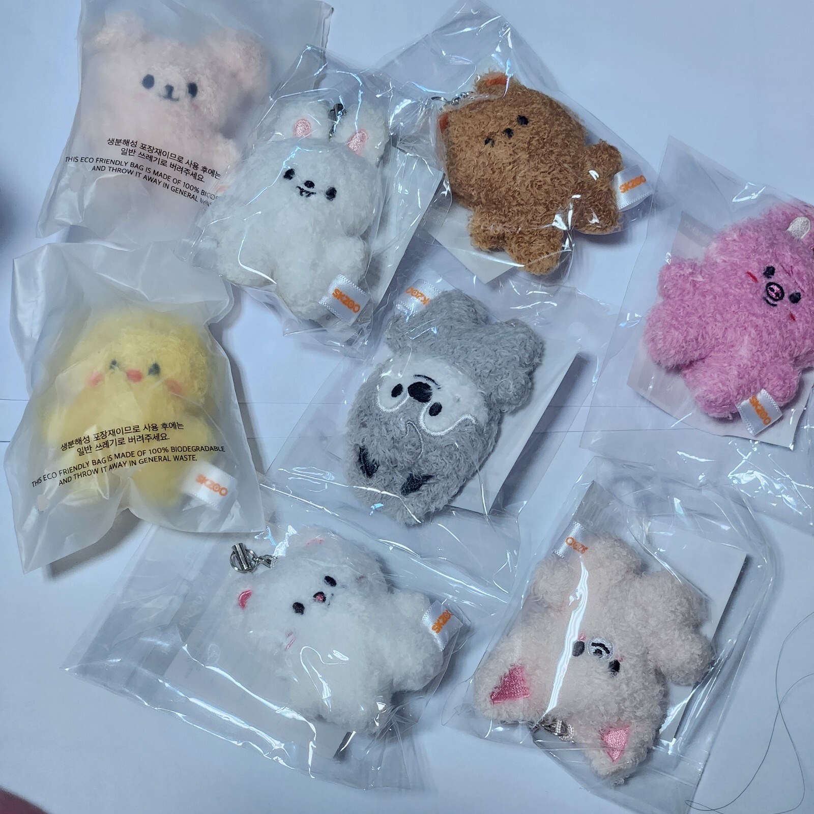 Stray Kids SKZOO KEYRING MICRO Ver MD 5TH FANMEETING SKZ 5'CLOCK