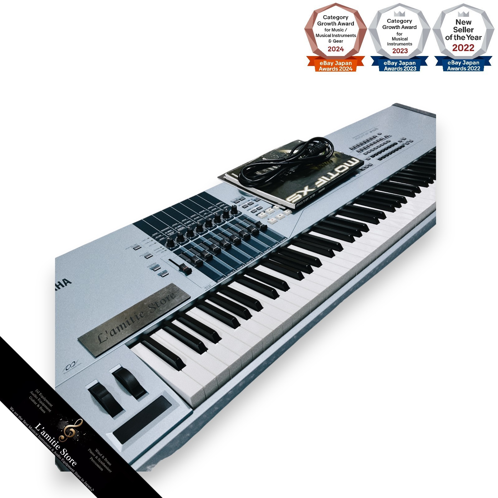 Yamaha Motif XS8 88 Keys Keyboard Synthesizer Music Workstation