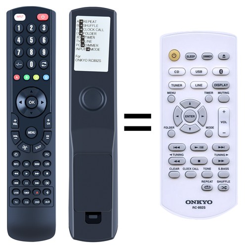 New RC-892s Replacement Remote Control For Onkyo RC892s CR-265