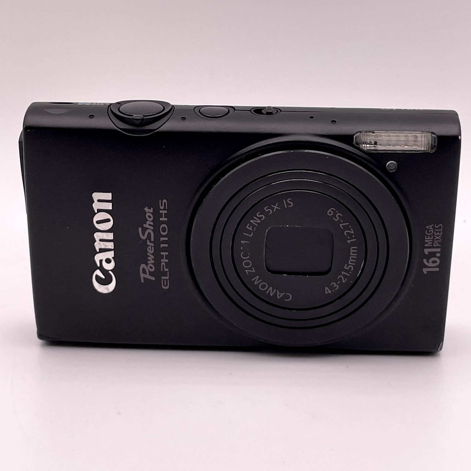 Canon PowerShot ELPH 110 HS 12.1MP Digital Camera – Black – Does