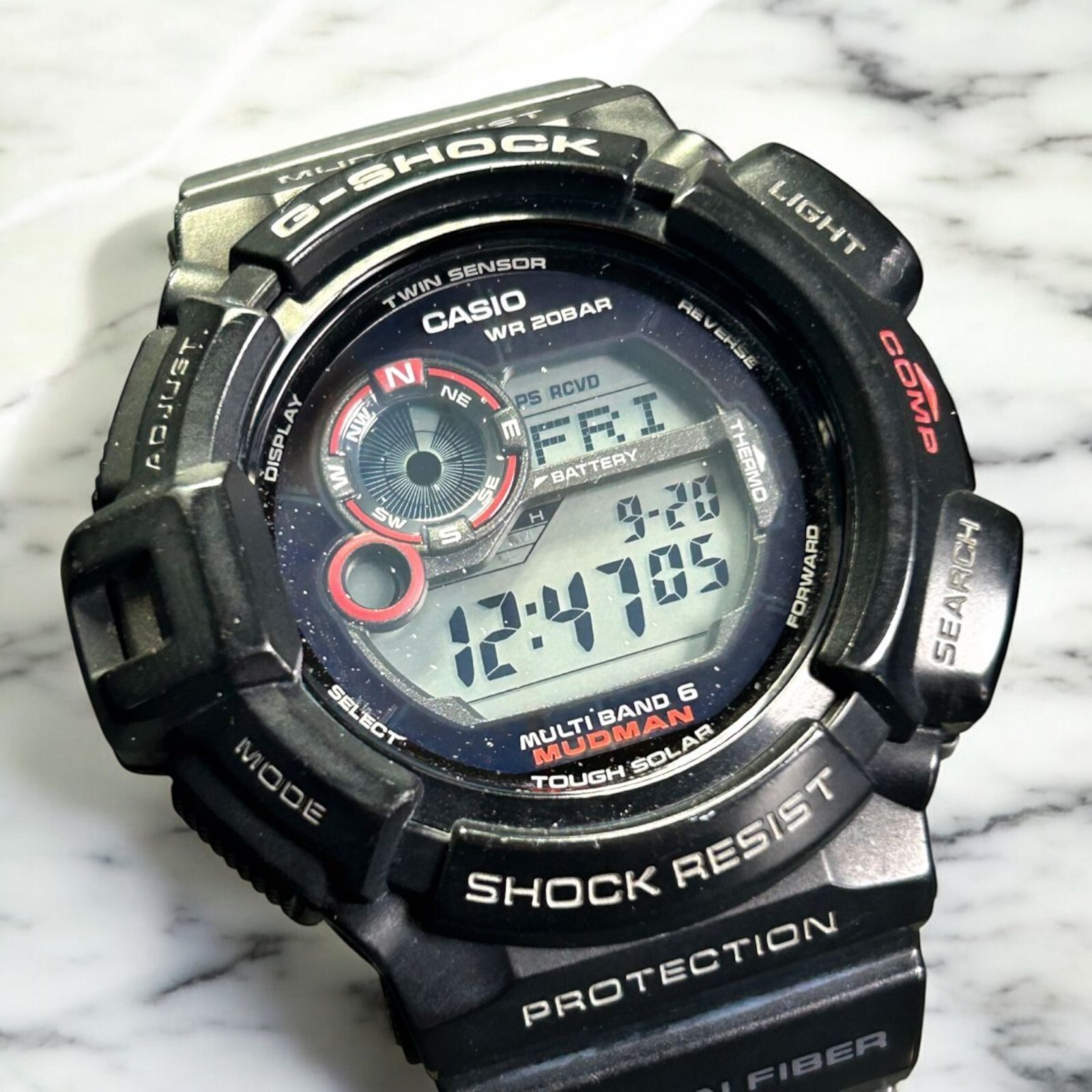 Casio G-Shock GW-9300-1JF MUDMAN Solar Radio japan 4971850941880| eBay