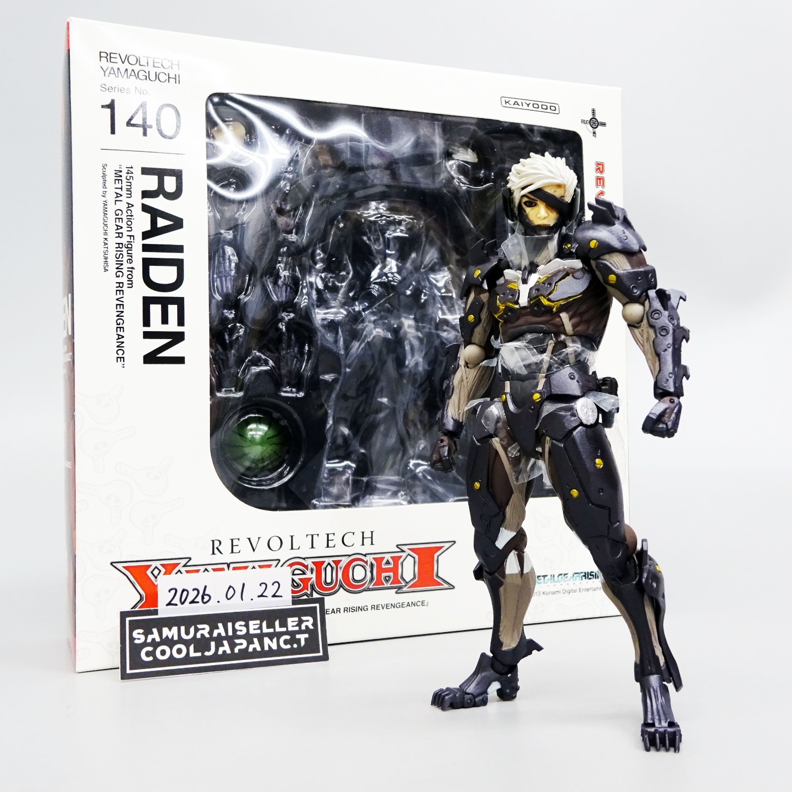 Revoltech Yamaguchi METAL GEAR RISING REVENGEANCE RAIDEN Figure No