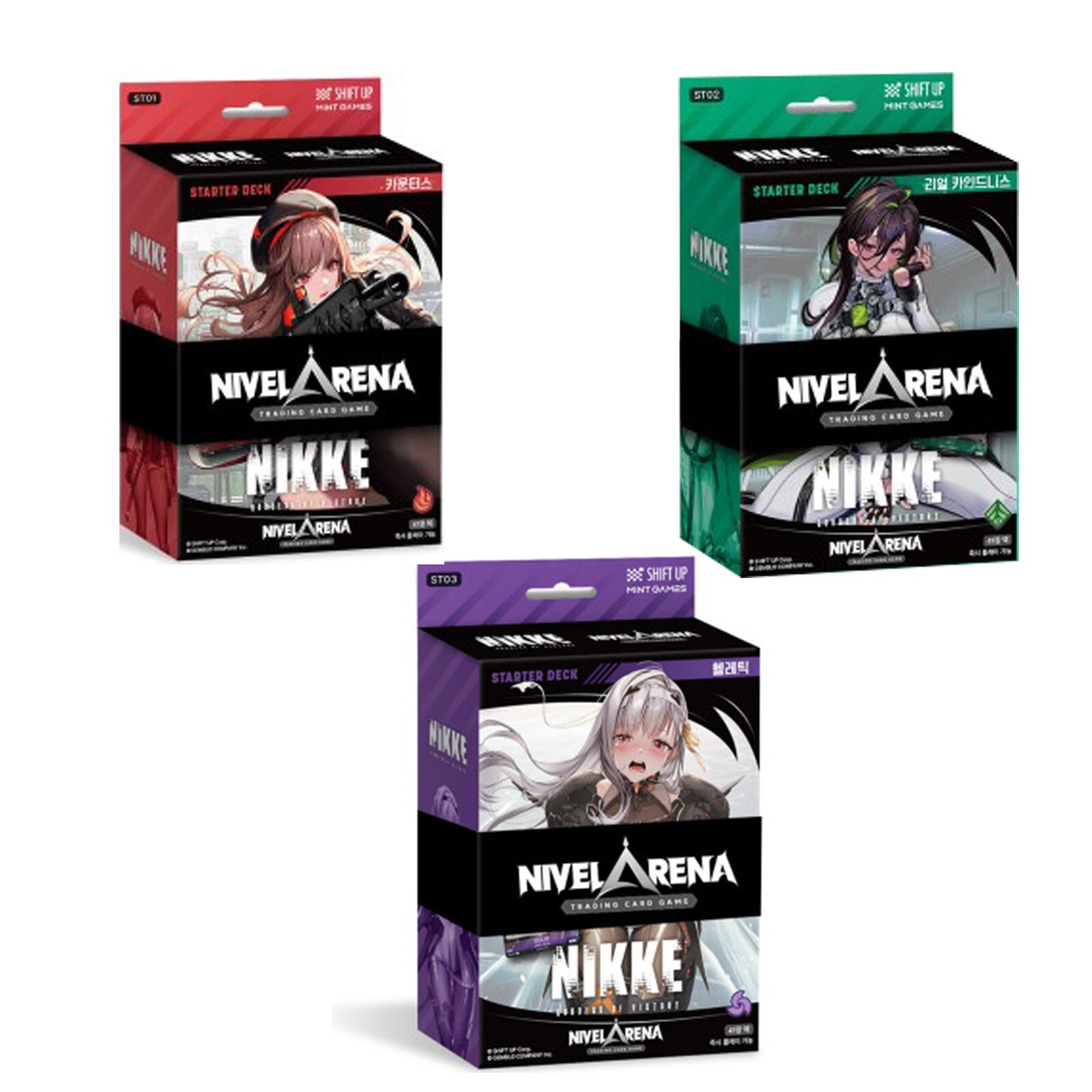 NIKKE Nivel Arena Starter Deck Korean Ver. Counters vs Real