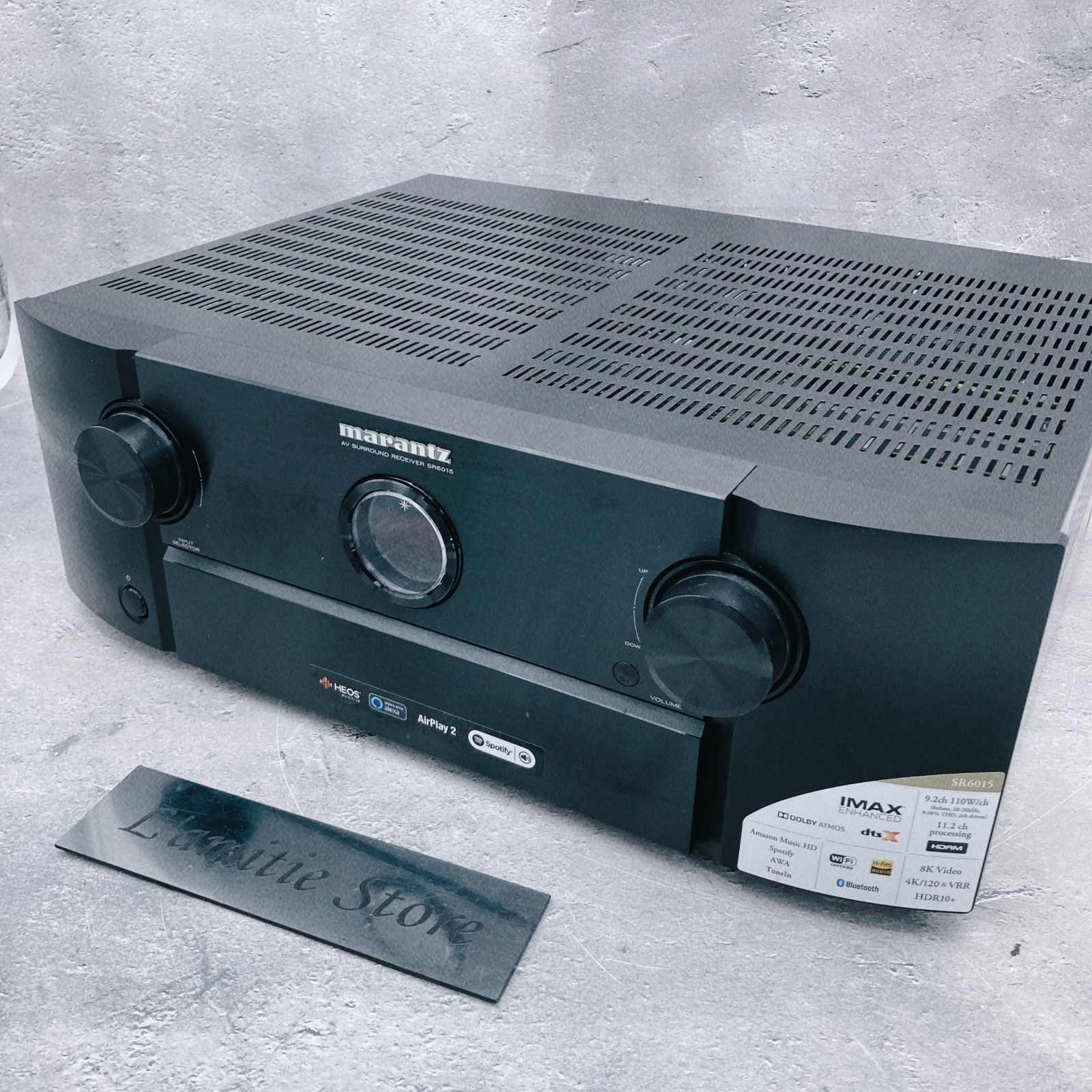 Marantz SR6015 9.2 Channel 8K AV Receiver 3D Audio HEOS Wireless