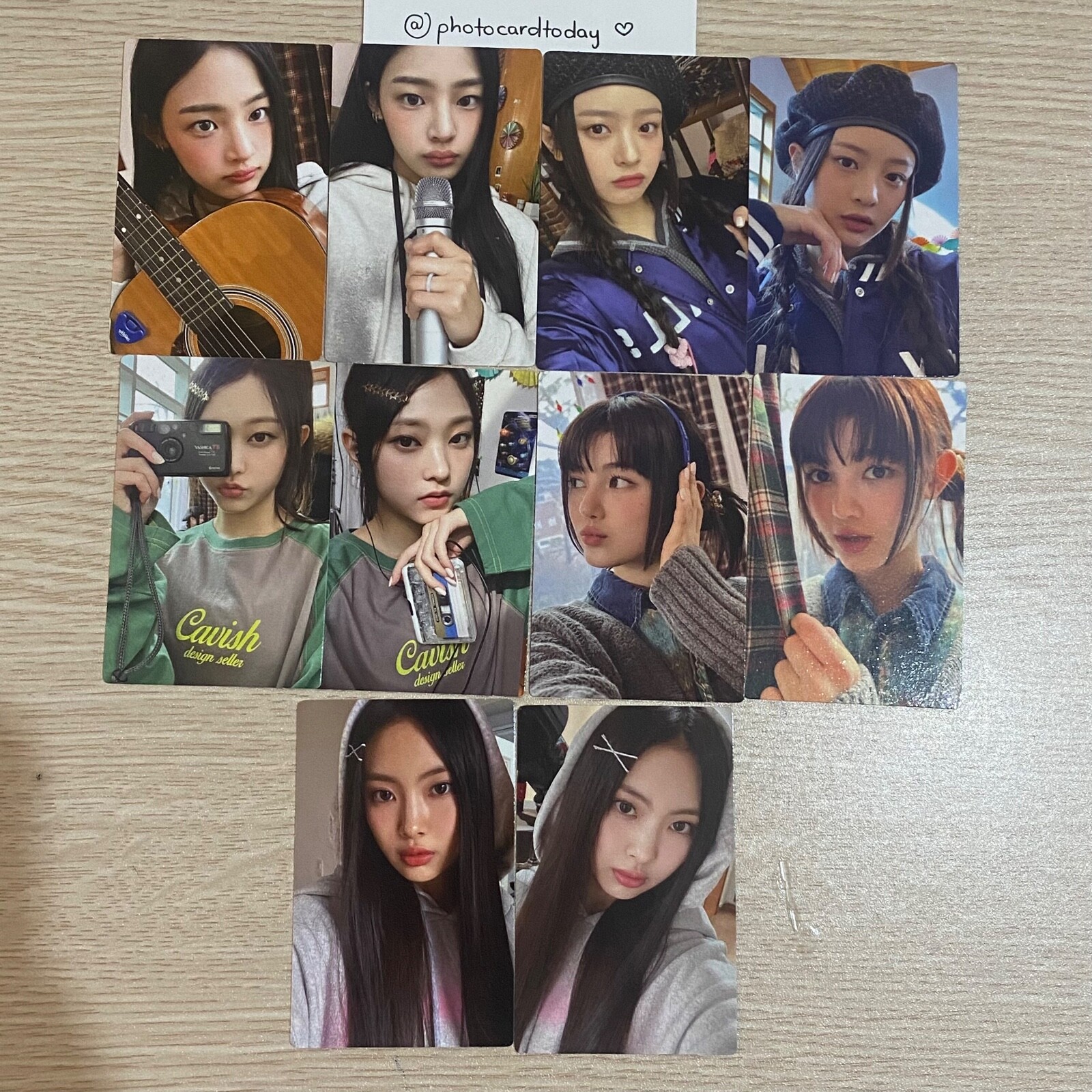 NEWJEANS Bunnies Camp OFFICIAL Photocard MINJI HANNI DANIELLE